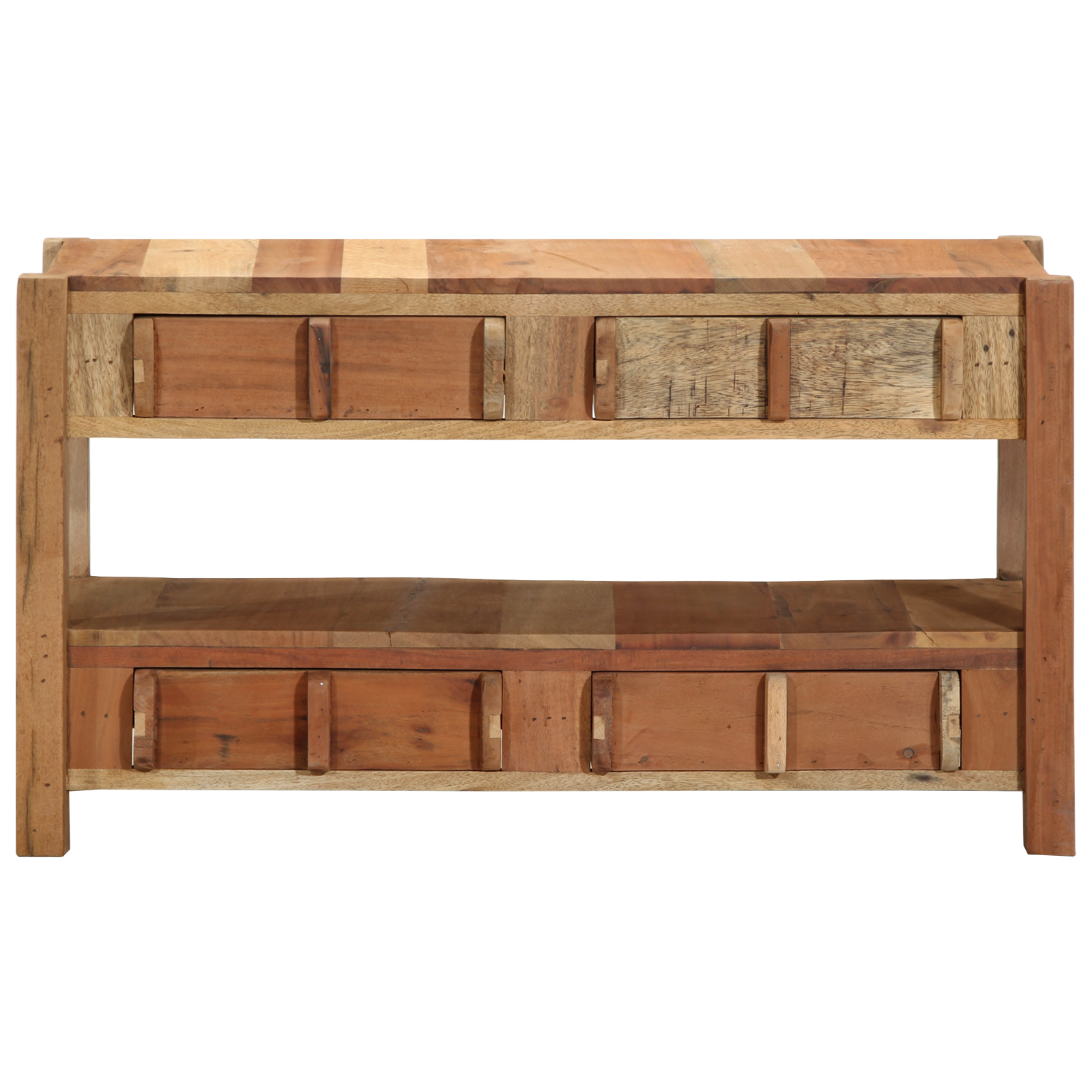 TV Cabinet 83x33x46 cm Solid Wood Reclaimed - Image 4