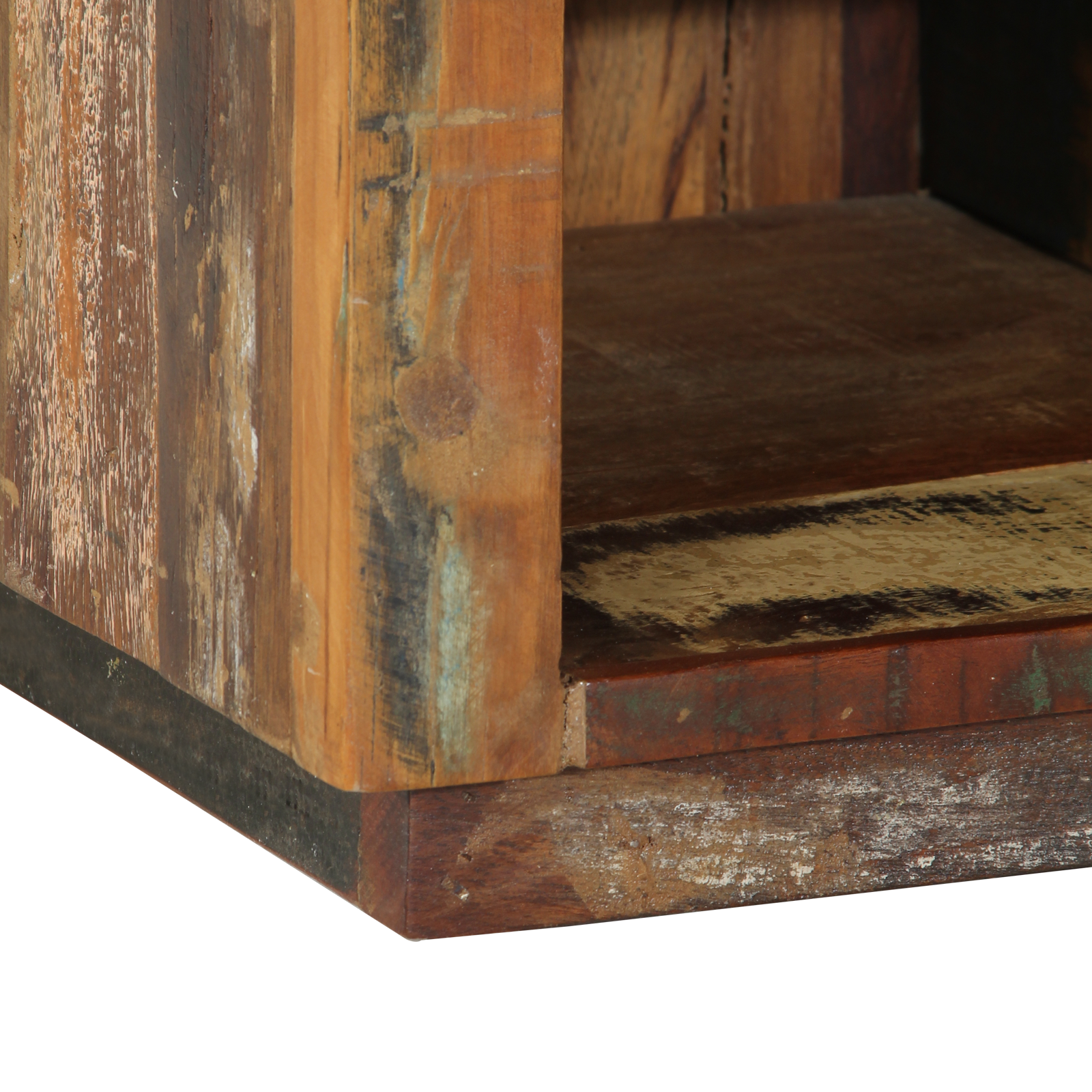 Shoe Bench 110x35x40 cm Solid Wood Reclaimed - Image 10