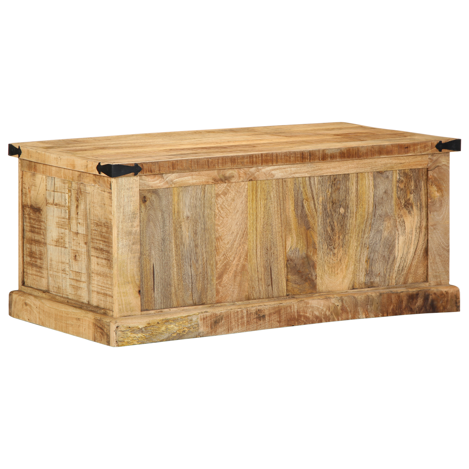 Coffee Table 90x50x40 cm Solid Wood Rough Mango - Image 6