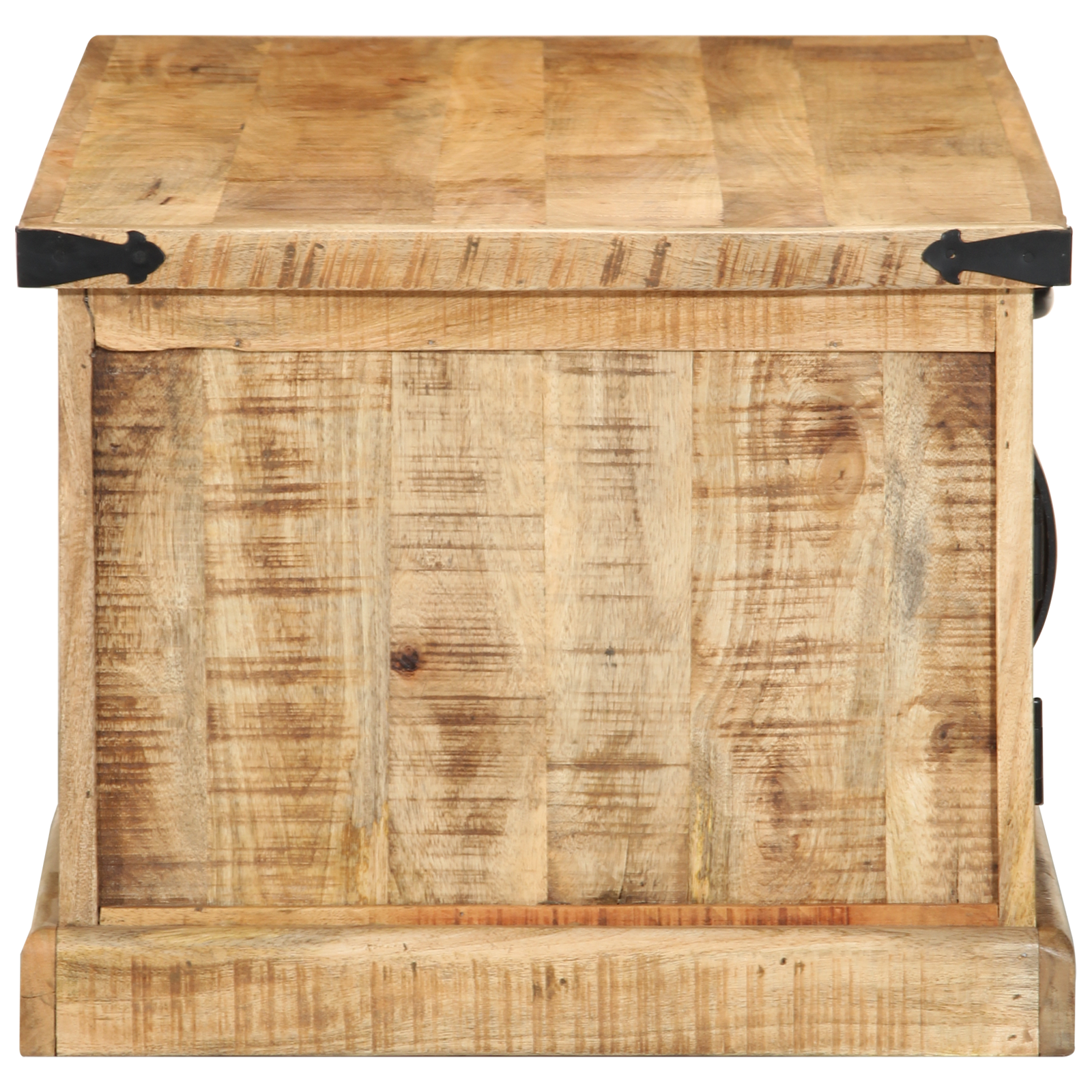 Coffee Table 90x50x40 cm Solid Wood Rough Mango - Image 5