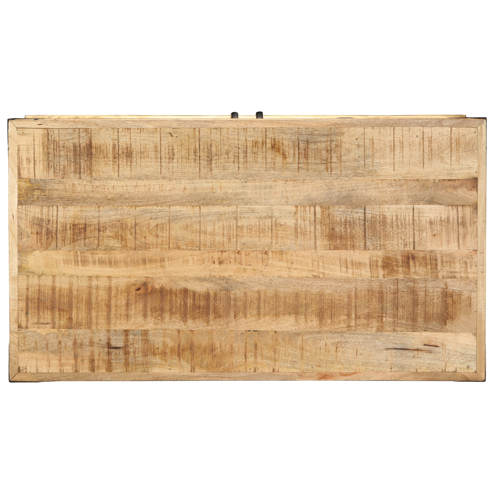 Coffee Table 90x50x40 cm Solid Wood Rough Mango - Image 7