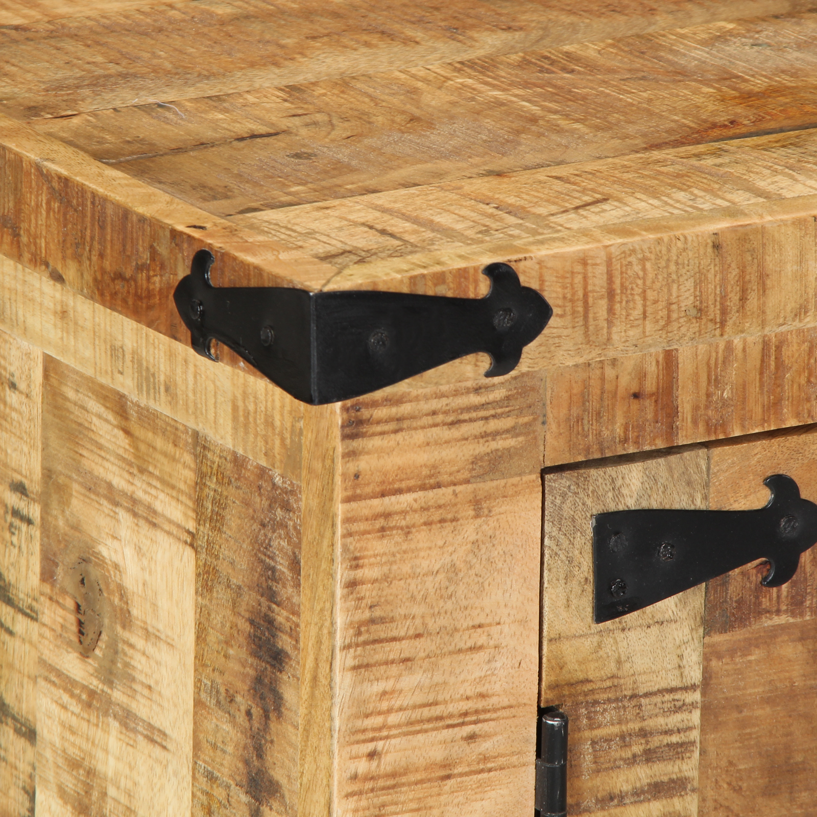 Sideboard 55x35x70 cm Solid Wood Rough Mango - Image 9