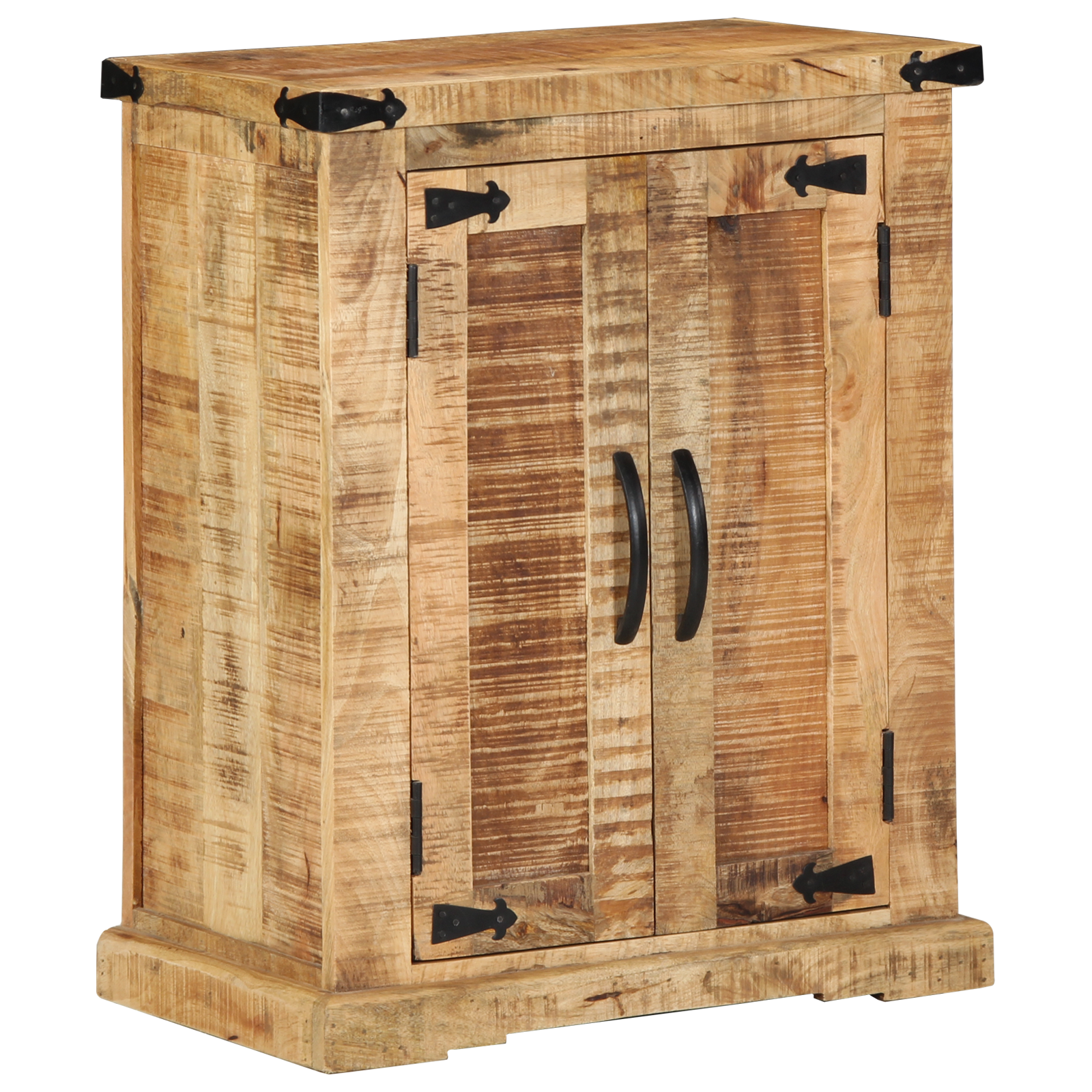 Sideboard 55x35x70 cm Solid Wood Rough Mango