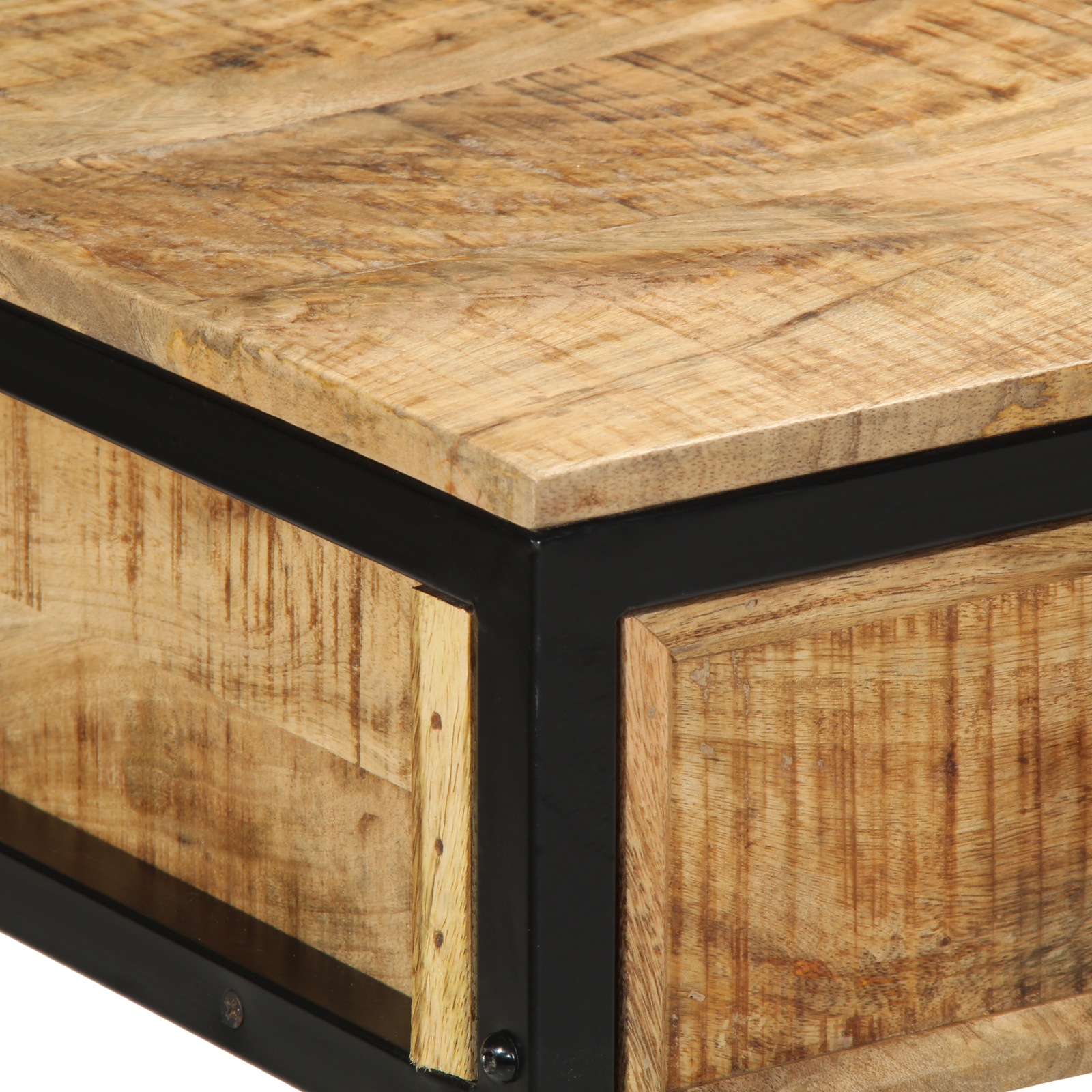 Desk 105x50x75 cm Solid Wood Mango - Image 8