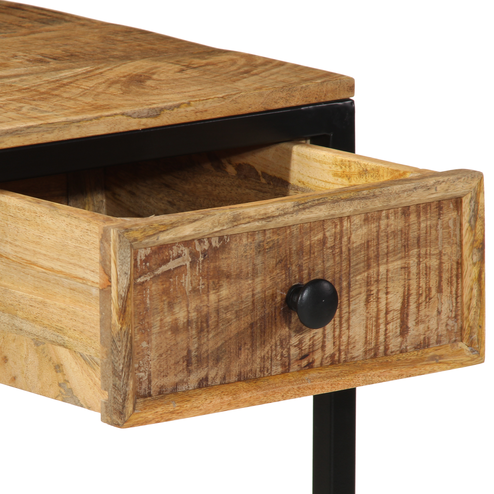 Desk 105x50x75 cm Solid Wood Mango - Image 9