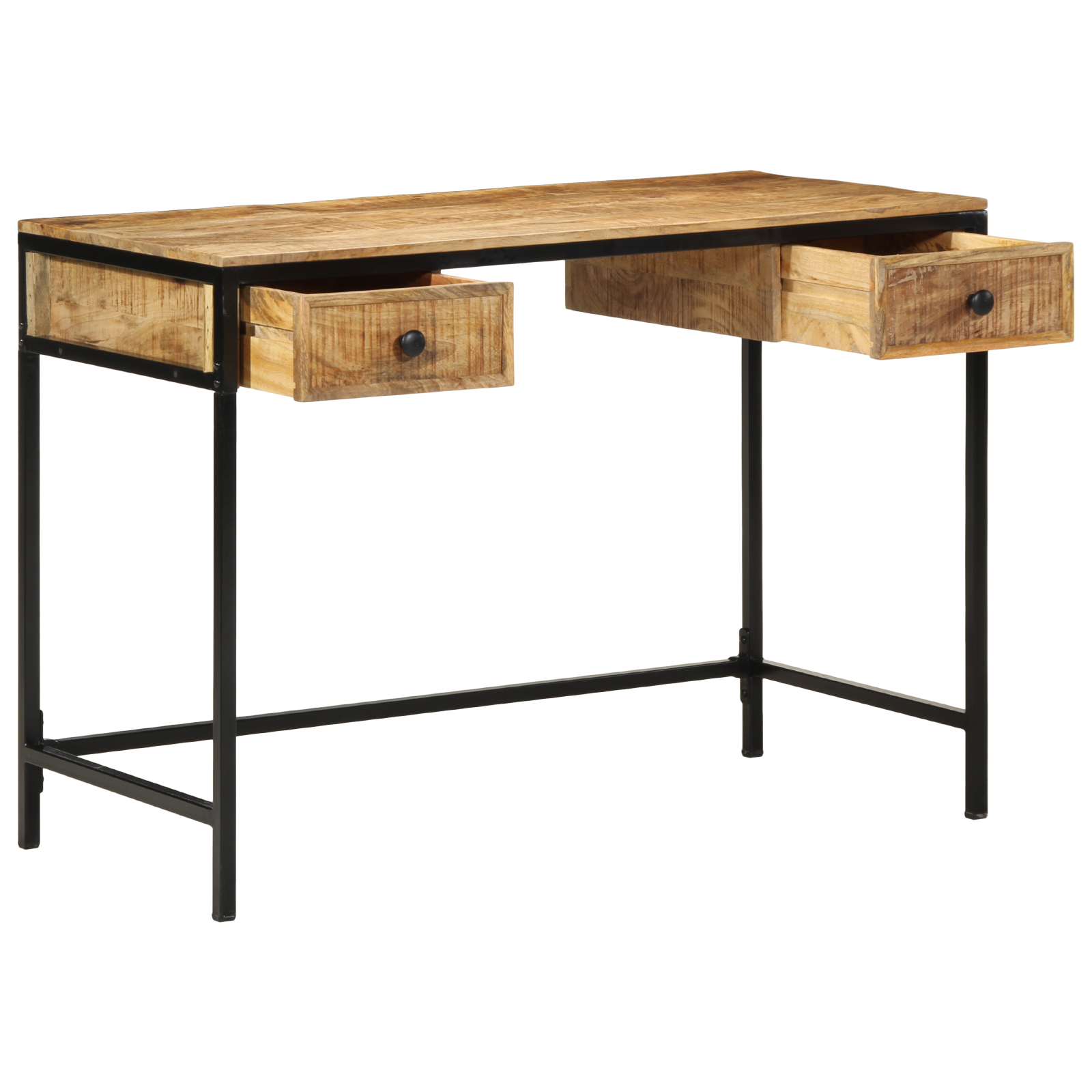 Desk 105x50x75 cm Solid Wood Mango - Image 2