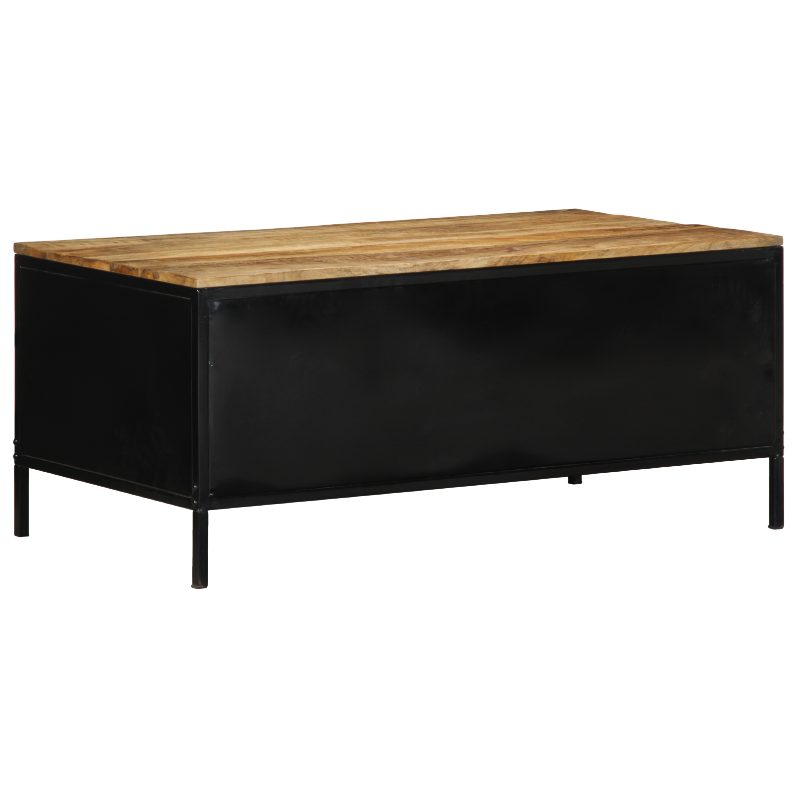 Coffee Table 90x50x40 cm Solid Wood Rough Mango - Image 7