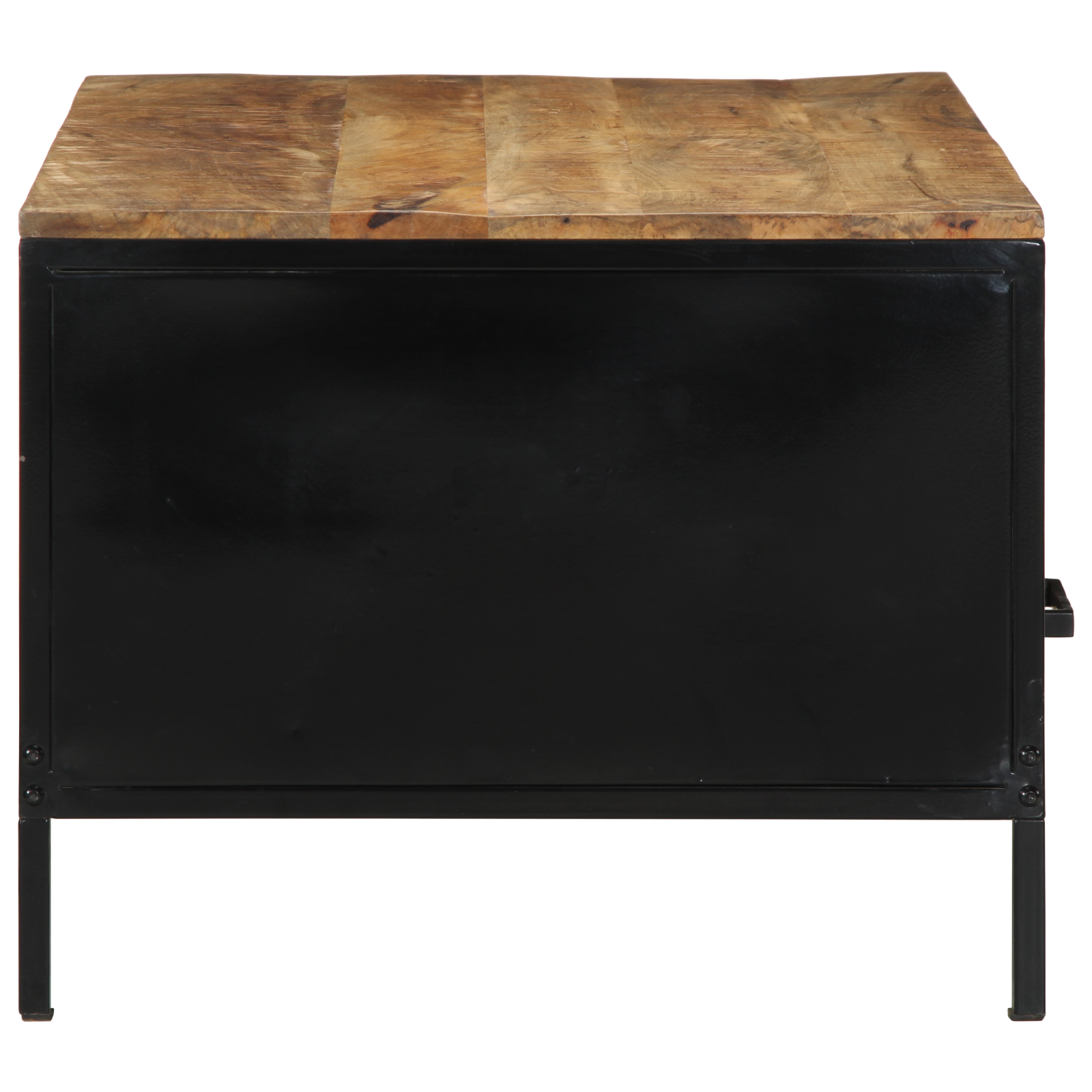 Coffee Table 90x50x40 cm Solid Wood Rough Mango - Image 6