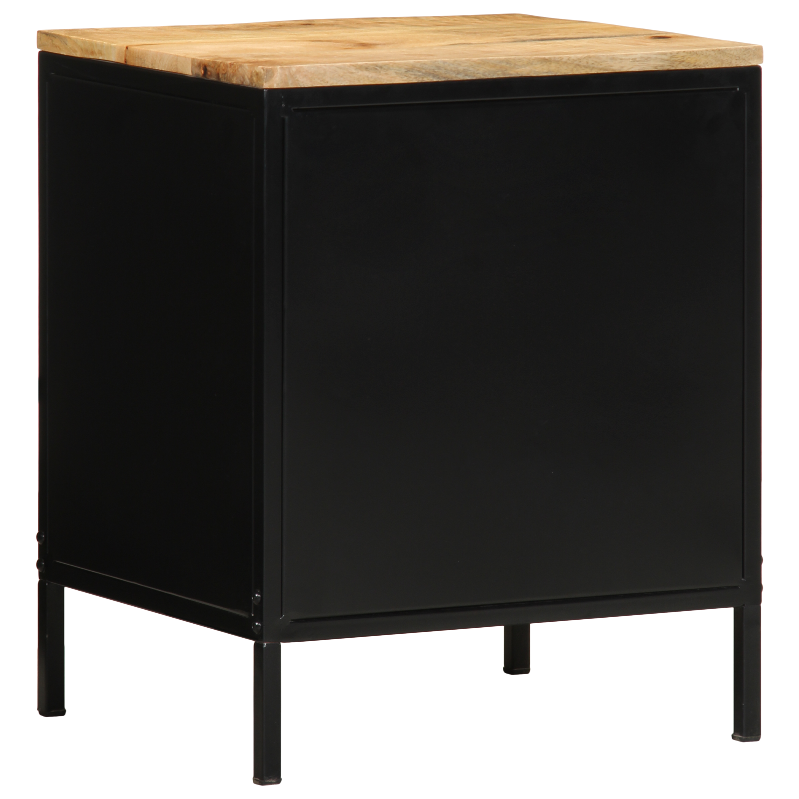 Bedside Cabinet 40x35x50 cm Solid Wood Rough Mango - Image 7
