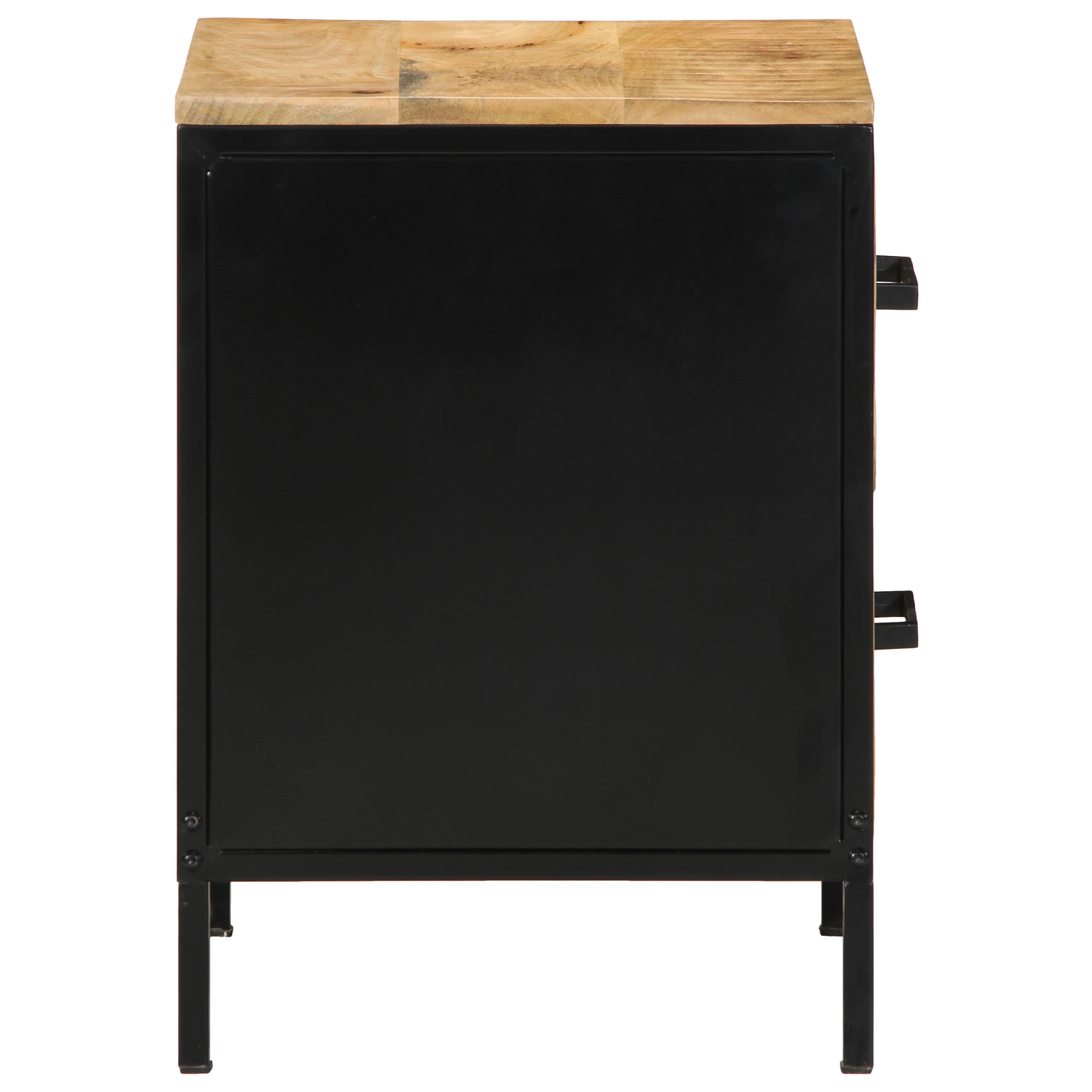 Bedside Cabinet 40x35x50 cm Solid Wood Rough Mango - Image 6