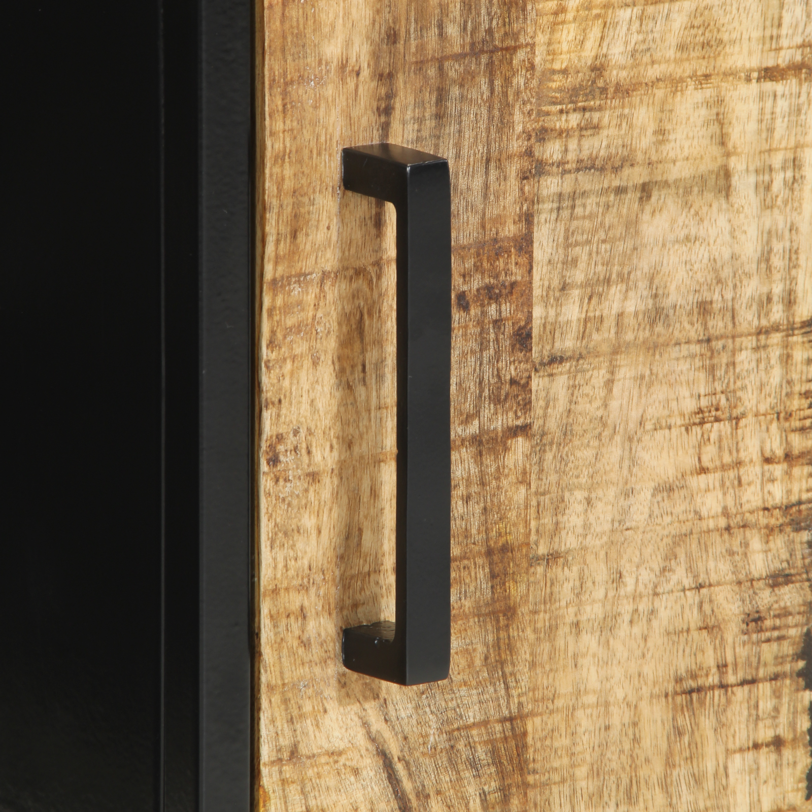 Bedside Cabinet 30x30x40 cm Solid Wood Rough Mango - Image 9