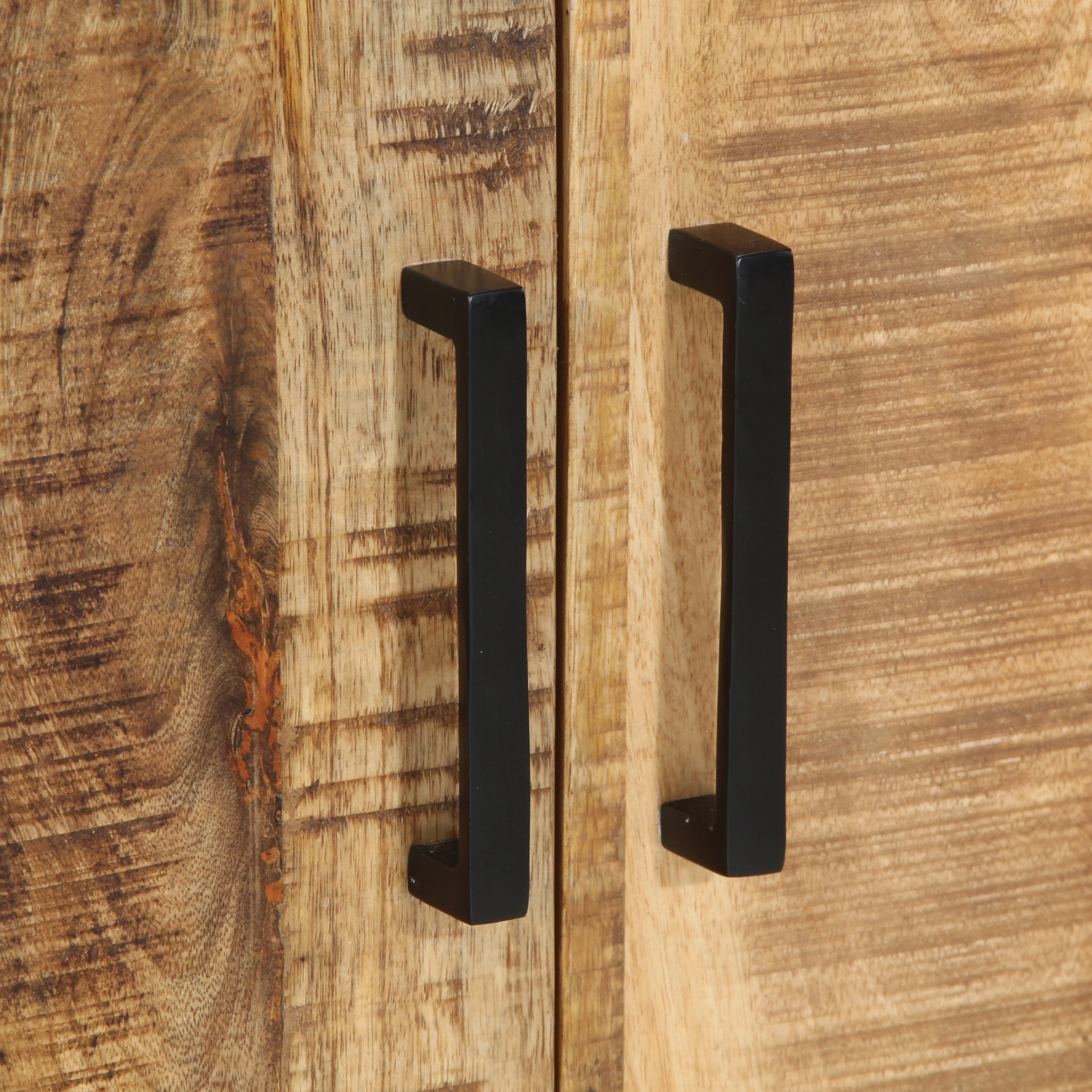 Bedside Cabinet 50x30x45 cm Solid Wood Rough Mango - Image 9