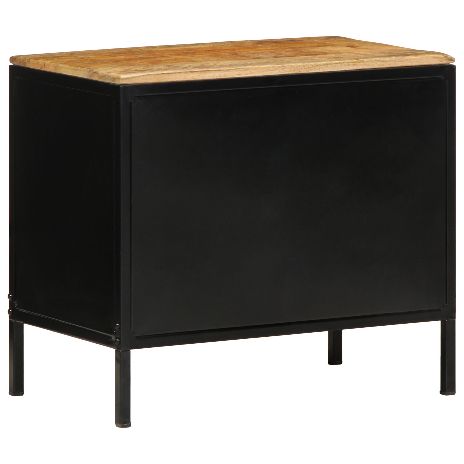 Bedside Cabinet 50x30x45 cm Solid Wood Rough Mango - Image 7