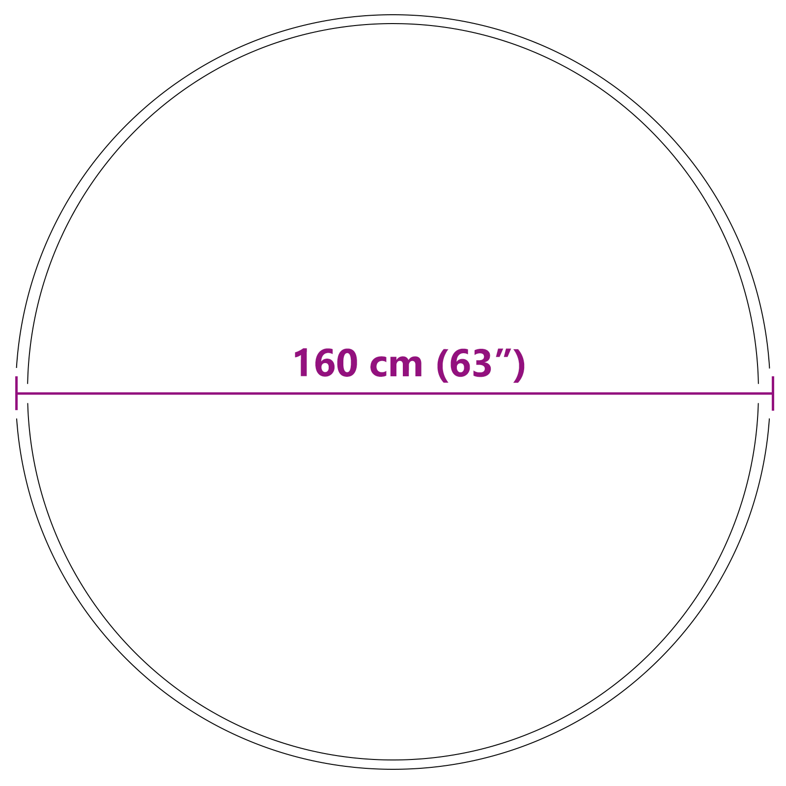 Shaggy Rug with Latex Backing Dark Grey ø160 cm - Image 8