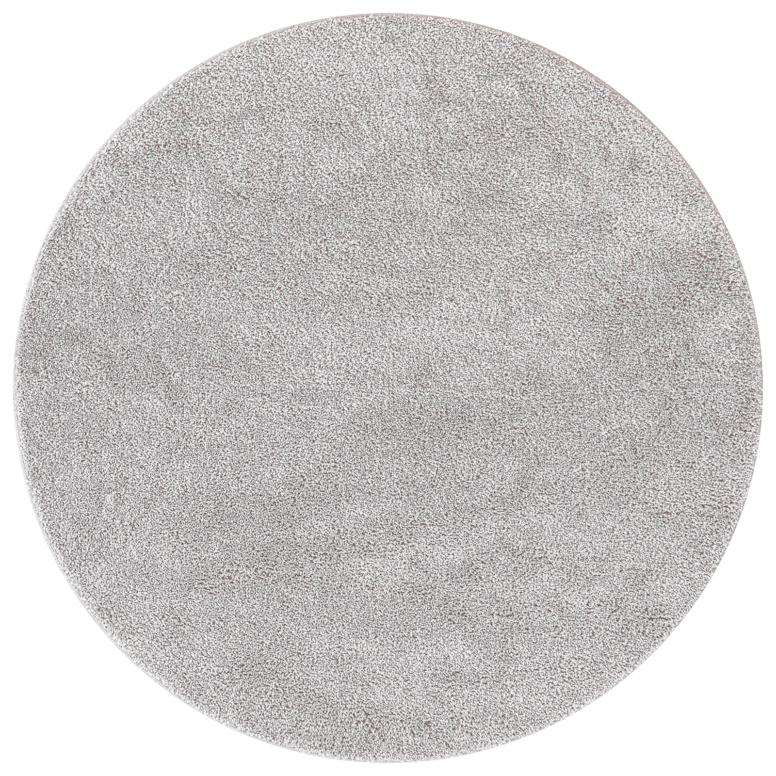 Shaggy Rug with Latex Backing Grey ø90 cm - Image 2