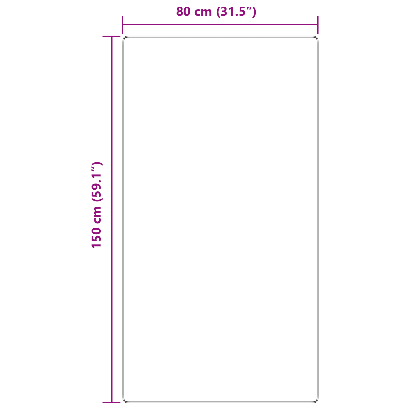 Shaggy Rug with Latex Backing Brown 80x150 cm - Image 8