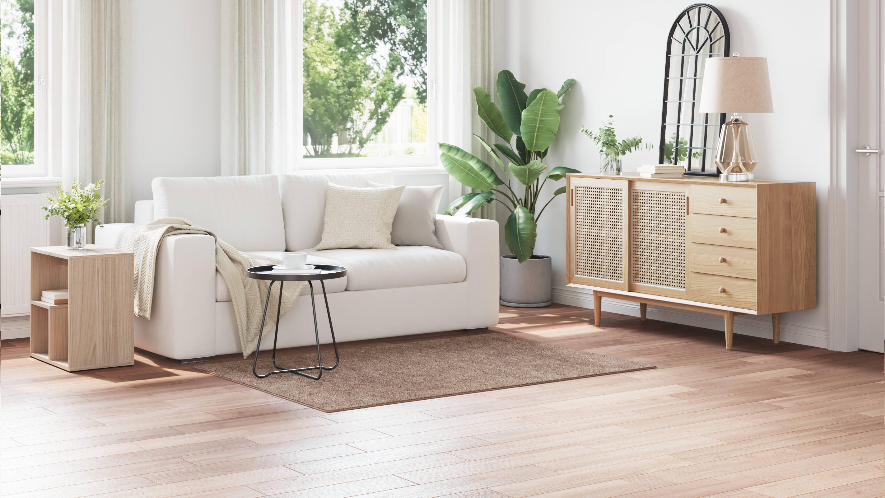 Shaggy Rug with Latex Backing Brown 120x170 cm - Image 4