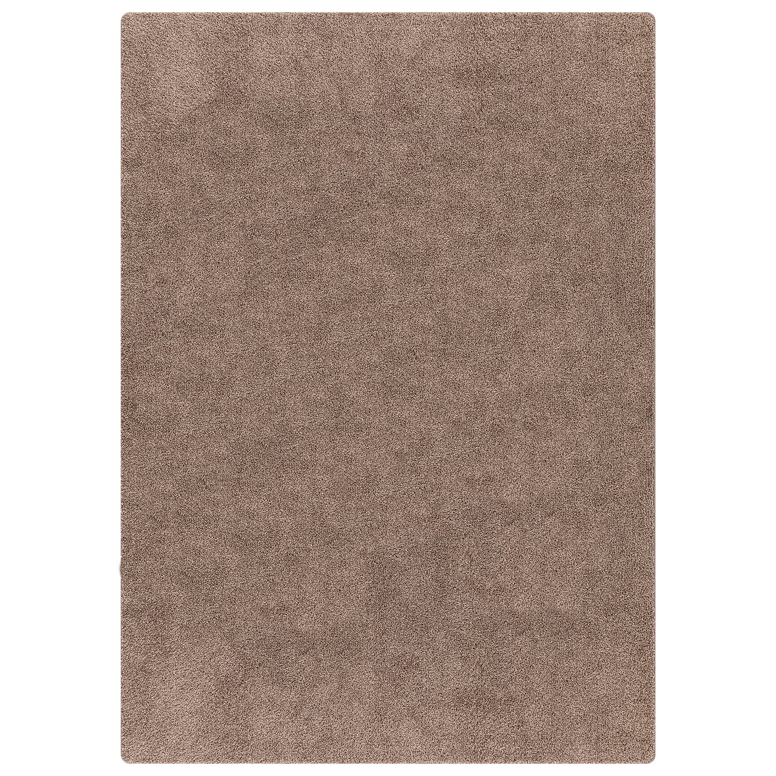 Shaggy Teppich mit Latexrücken Braun 200x290 cm Bereichsteppich Große Teppiche - Zdjęcie 2 z 8
