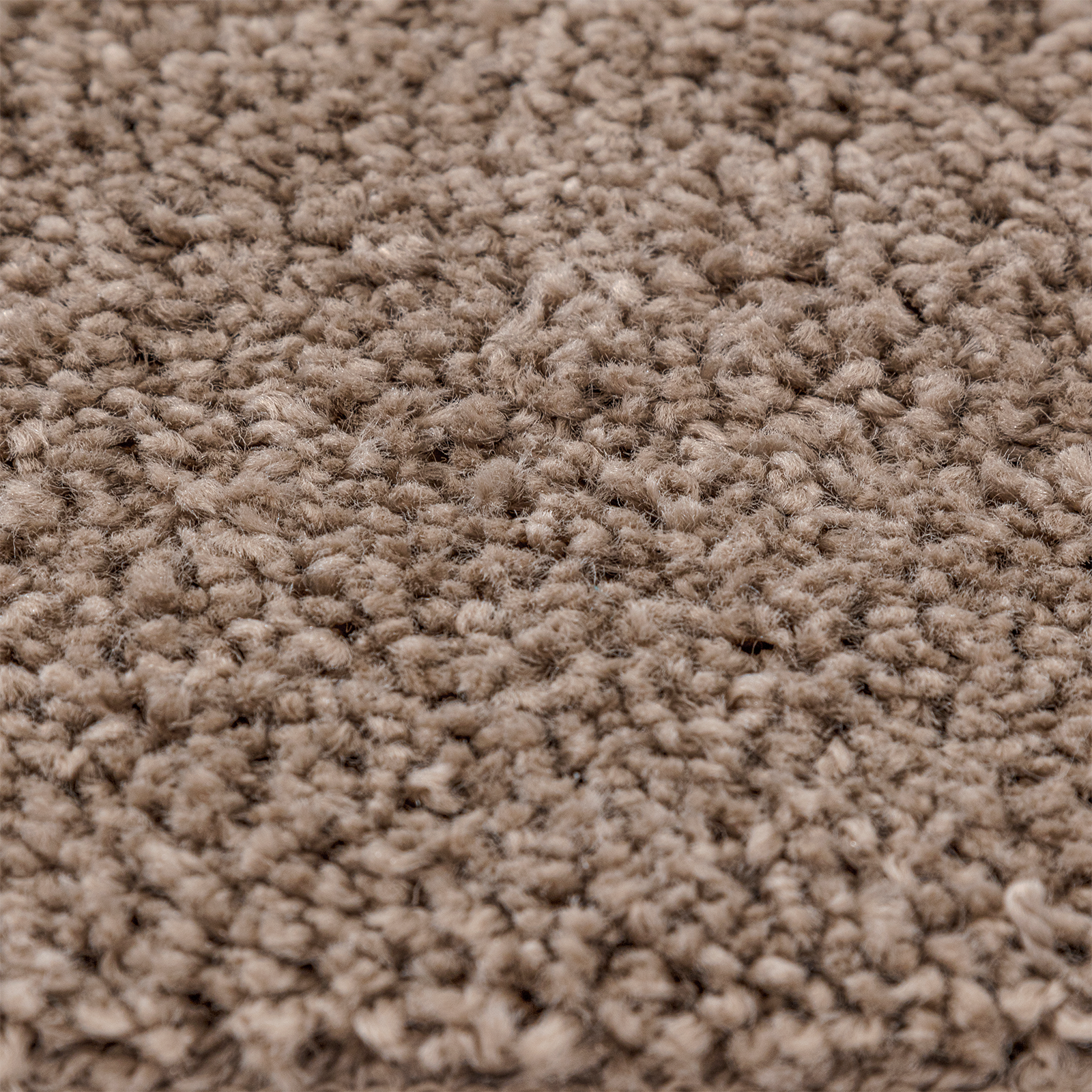 Shaggy Rug with Latex Backing Brown ø90 cm - Image 5