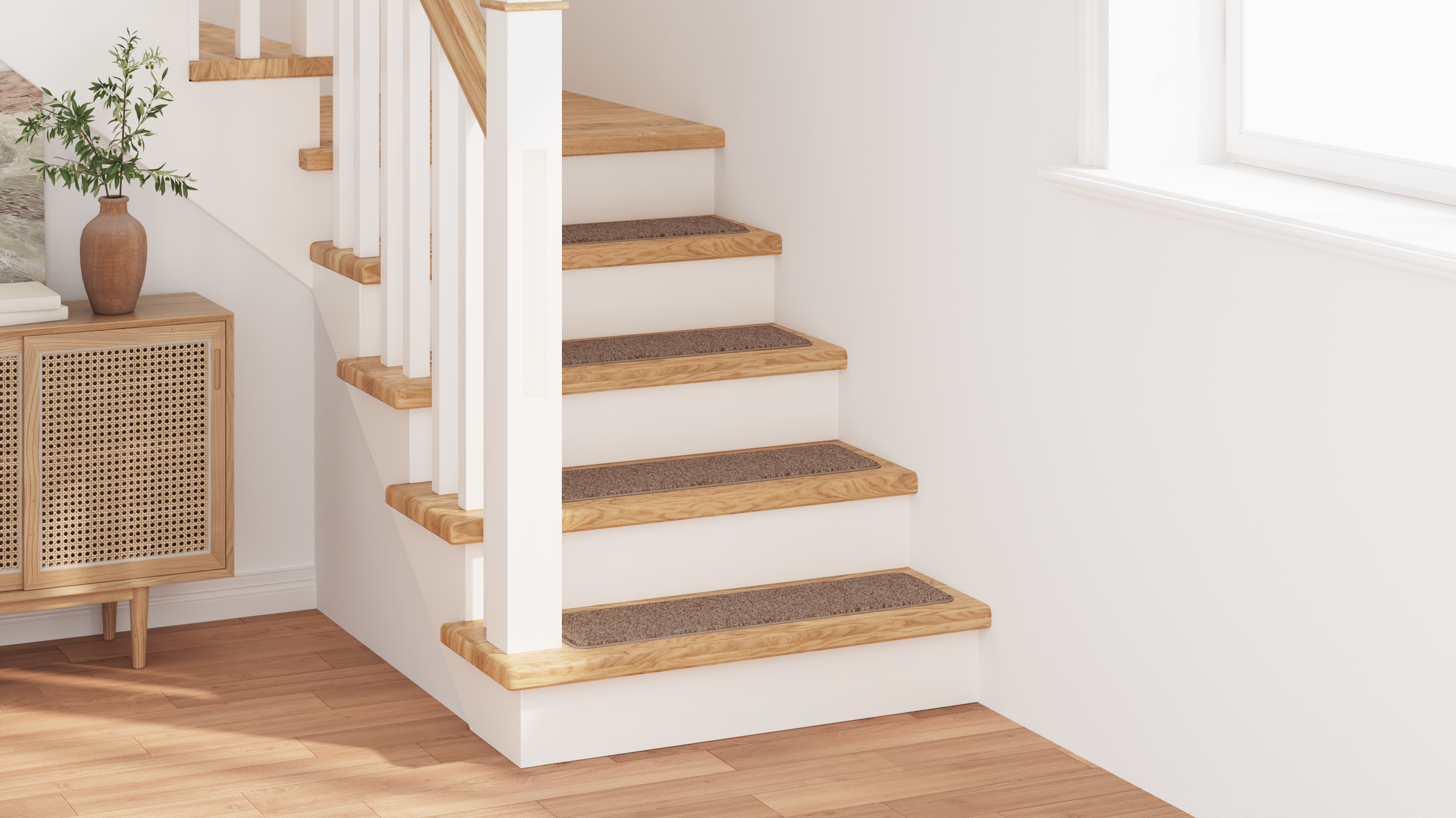 Stair Mats with Latex Backing Brown 20x75 cm - Image 5