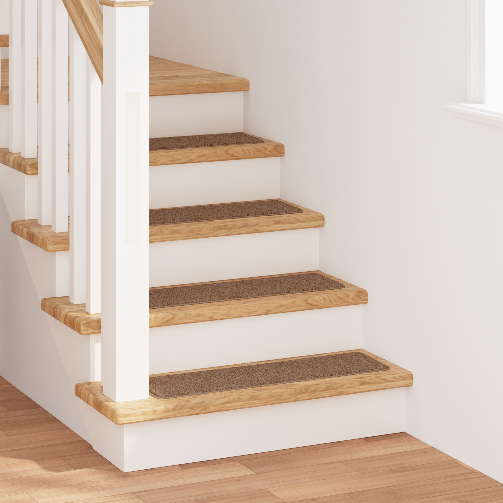 Stair Mats with Latex Backing Yellow 20x75 cm