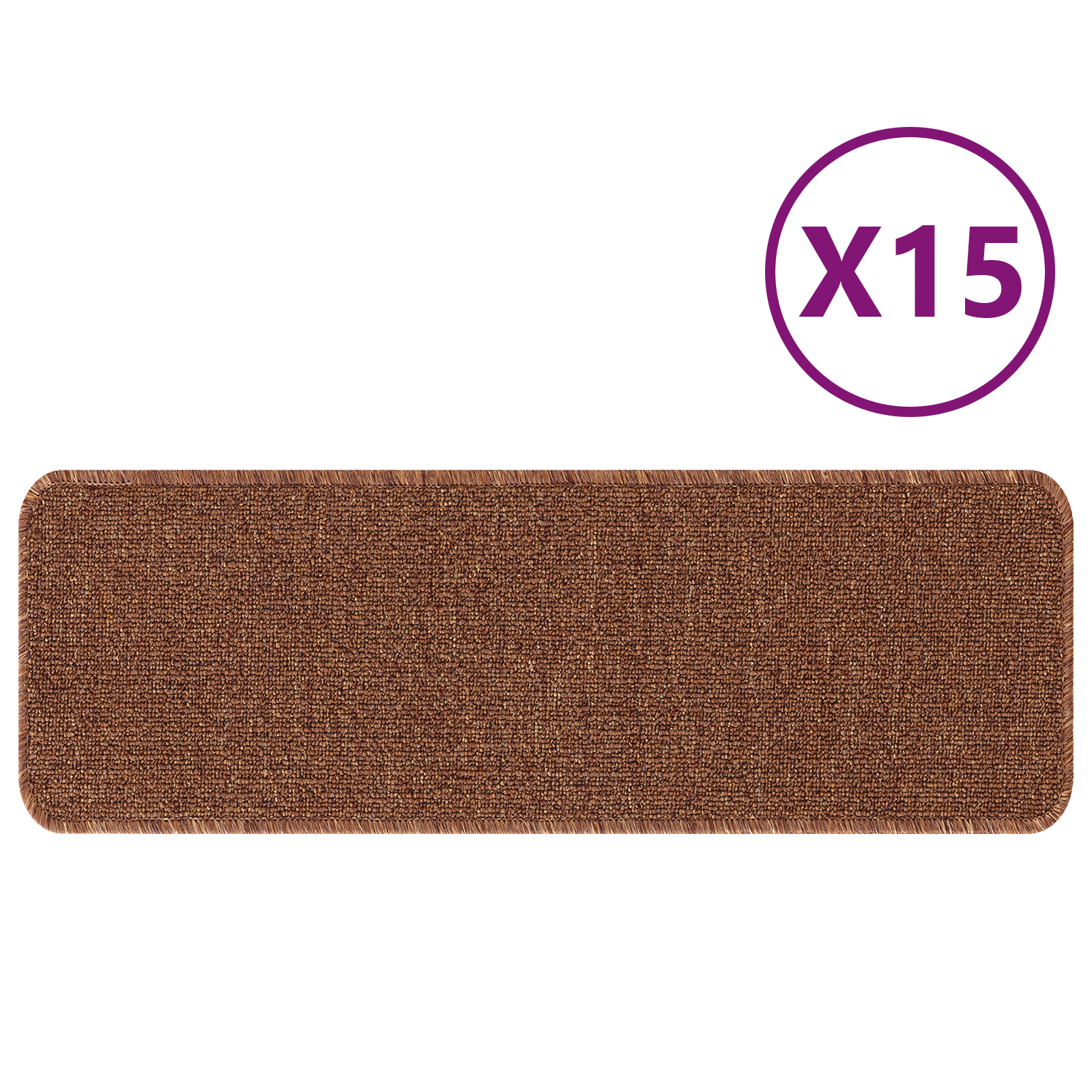 Stair Mats with Latex Backing Yellow 25x60 cm - Image 3