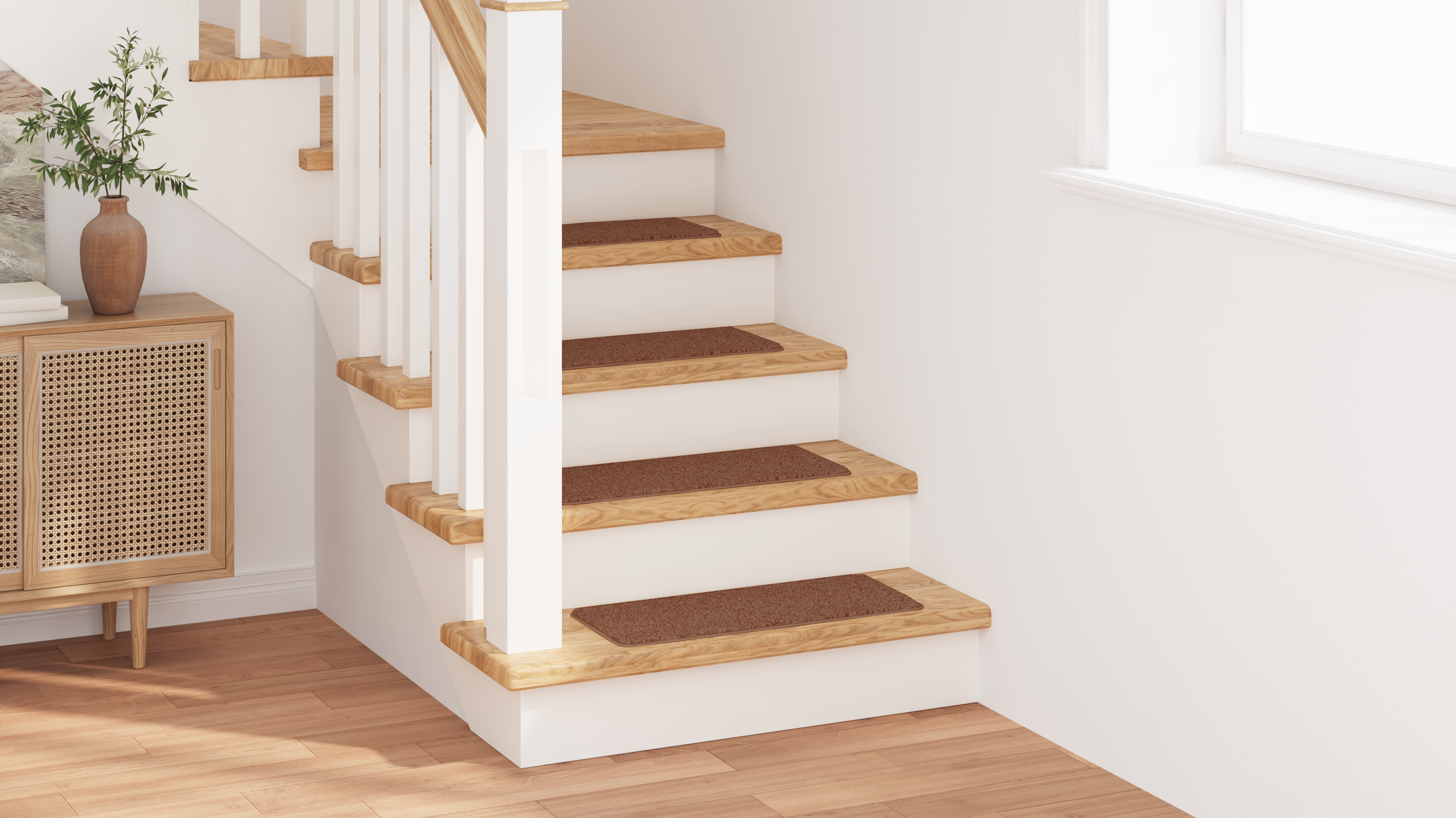 Stair Mats with Latex Backing Yellow 25x60 cm - Image 5