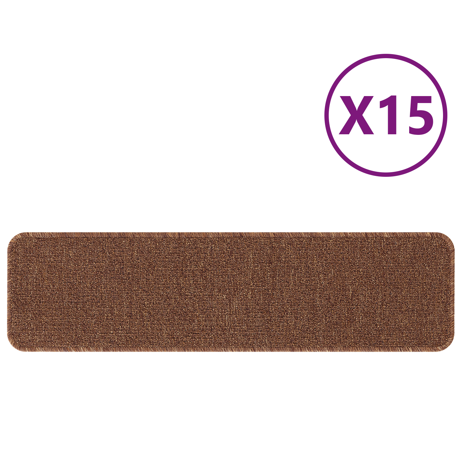 Stair Mats with Latex Backing Yellow 20x75 cm - Image 3