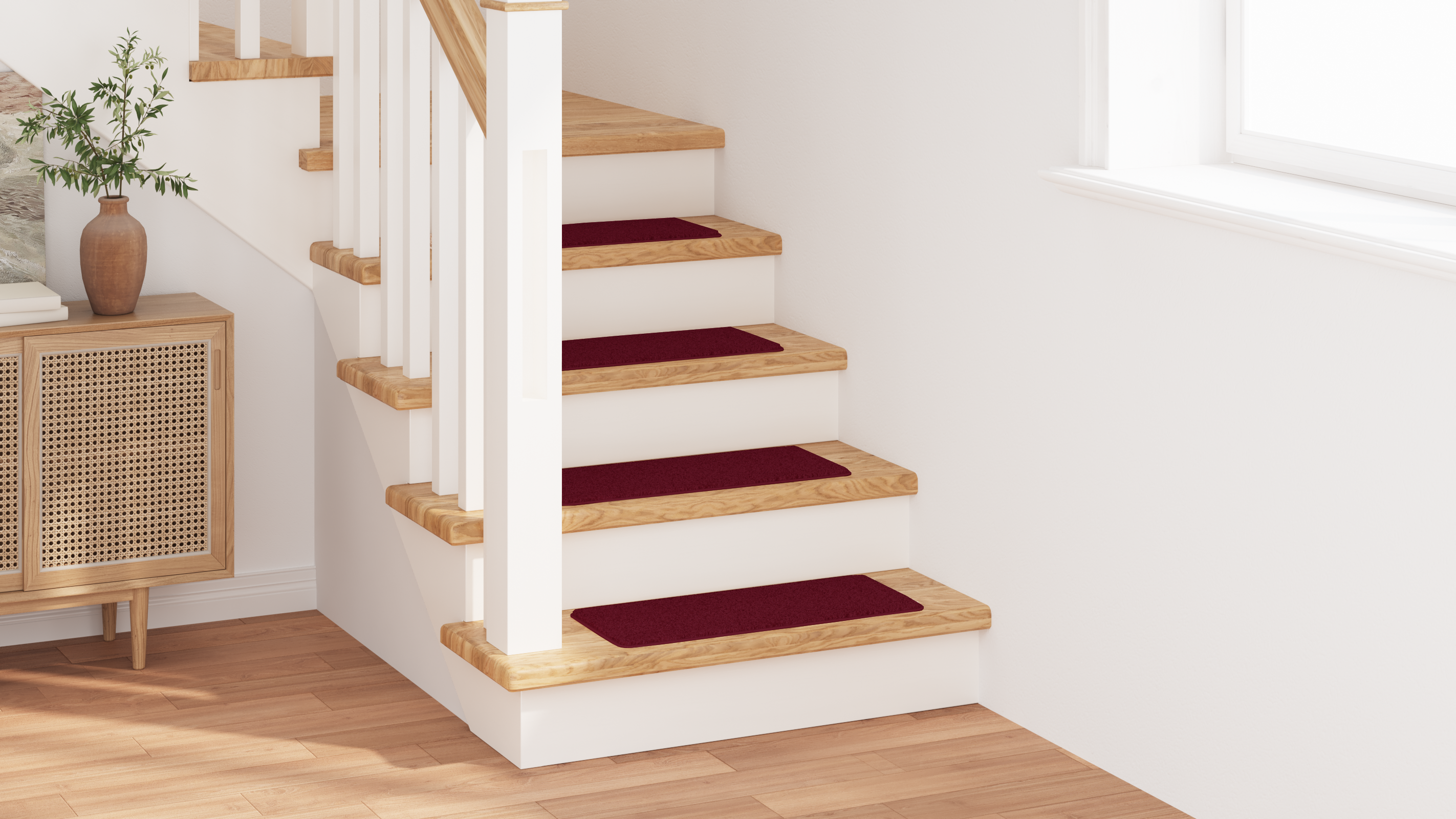 Stair Mats with Latex Backing Bordeaux 25x60 cm - Image 5