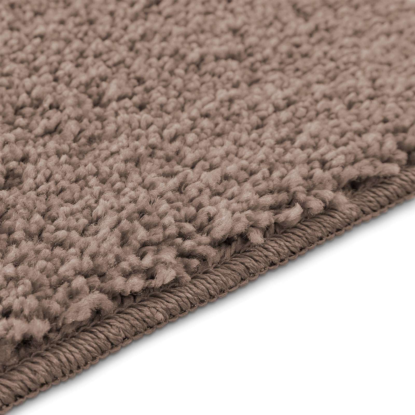 Bath Mat U-Shaped Brown 50x50 cm Polypropylen Non-Slip - Image 7