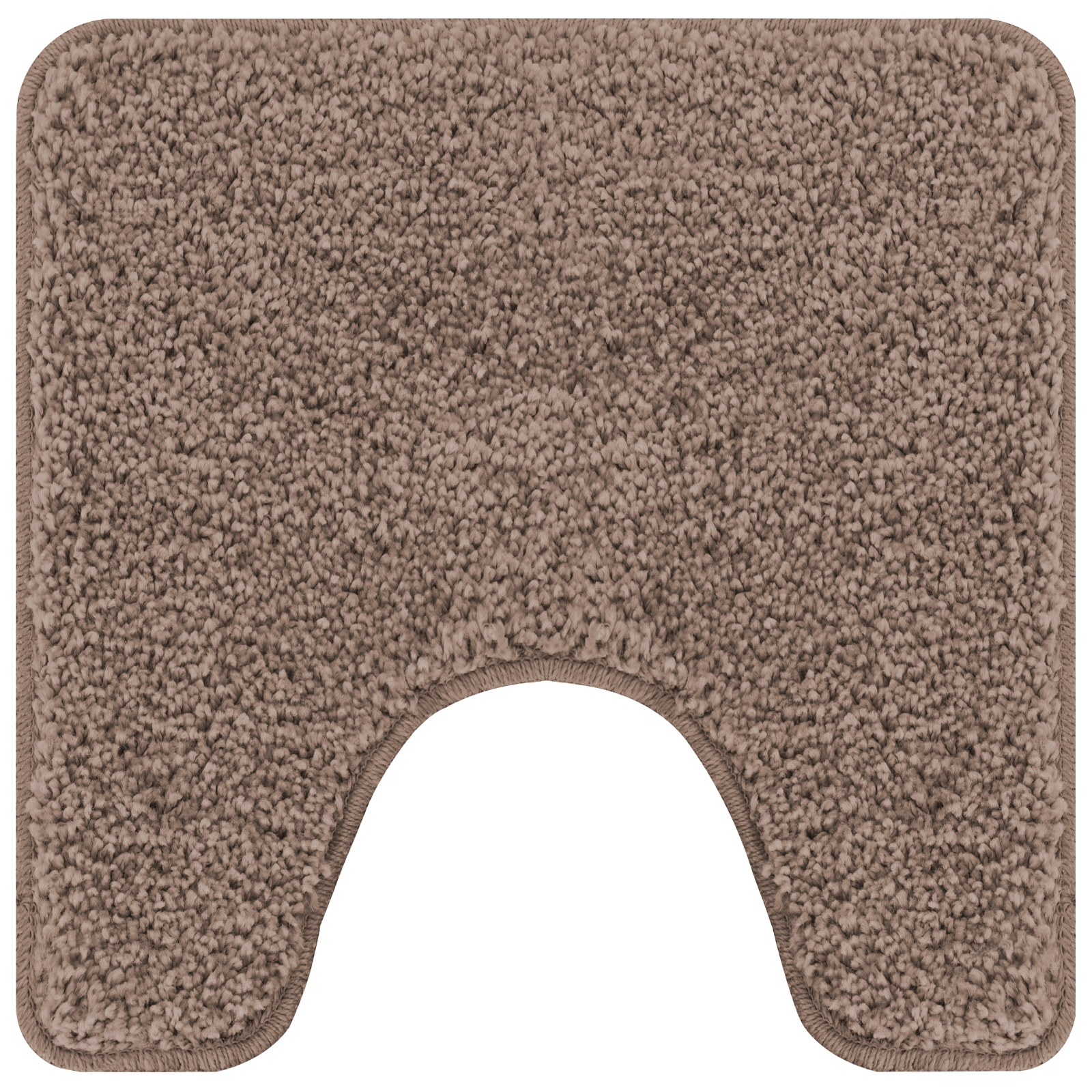 Bath Mat U-Shaped Brown 50x50 cm Polypropylen Non-Slip - Image 2