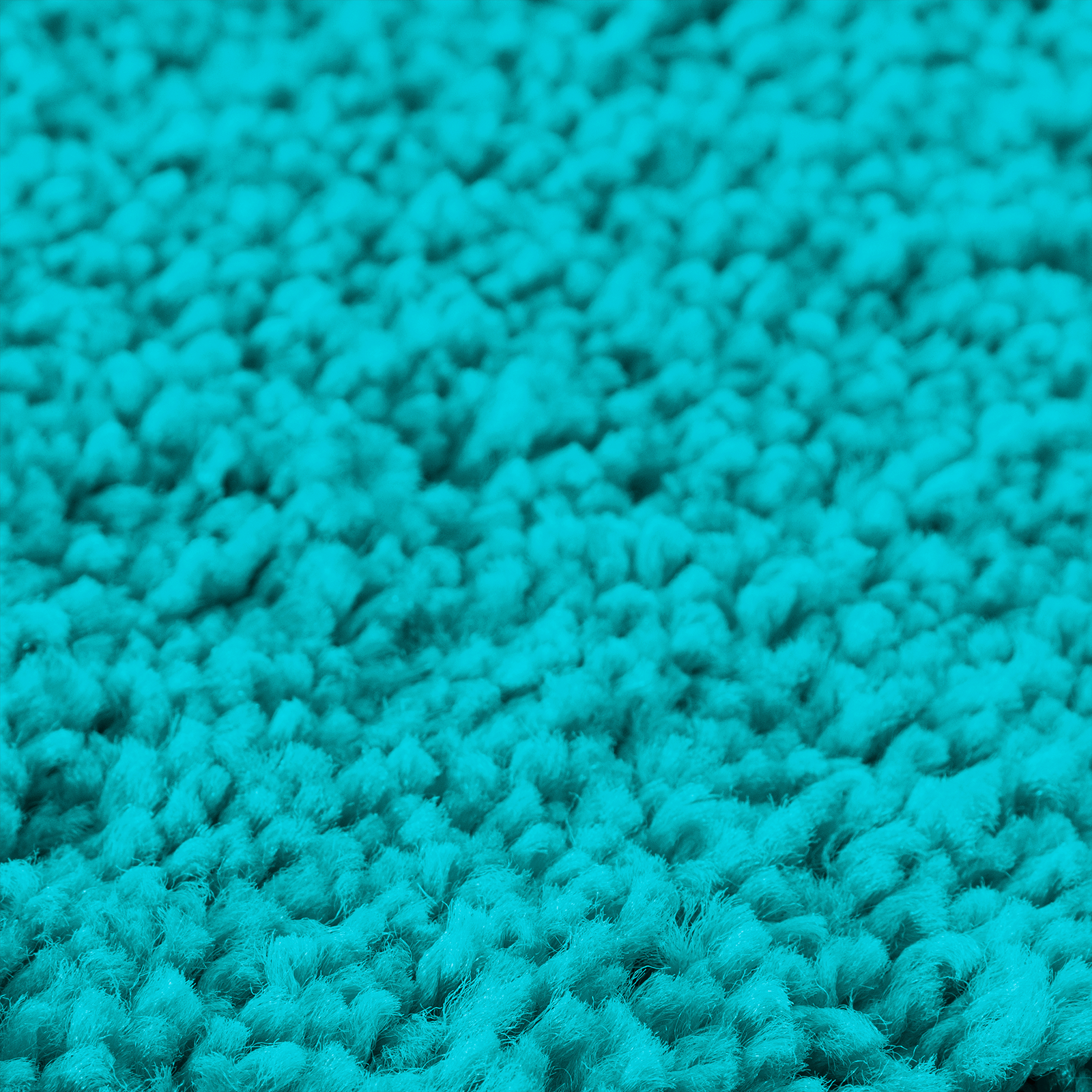 Bath Mat U-Shaped Turquoise 50x50 cm Polypropylen Non-Slip - Image 6