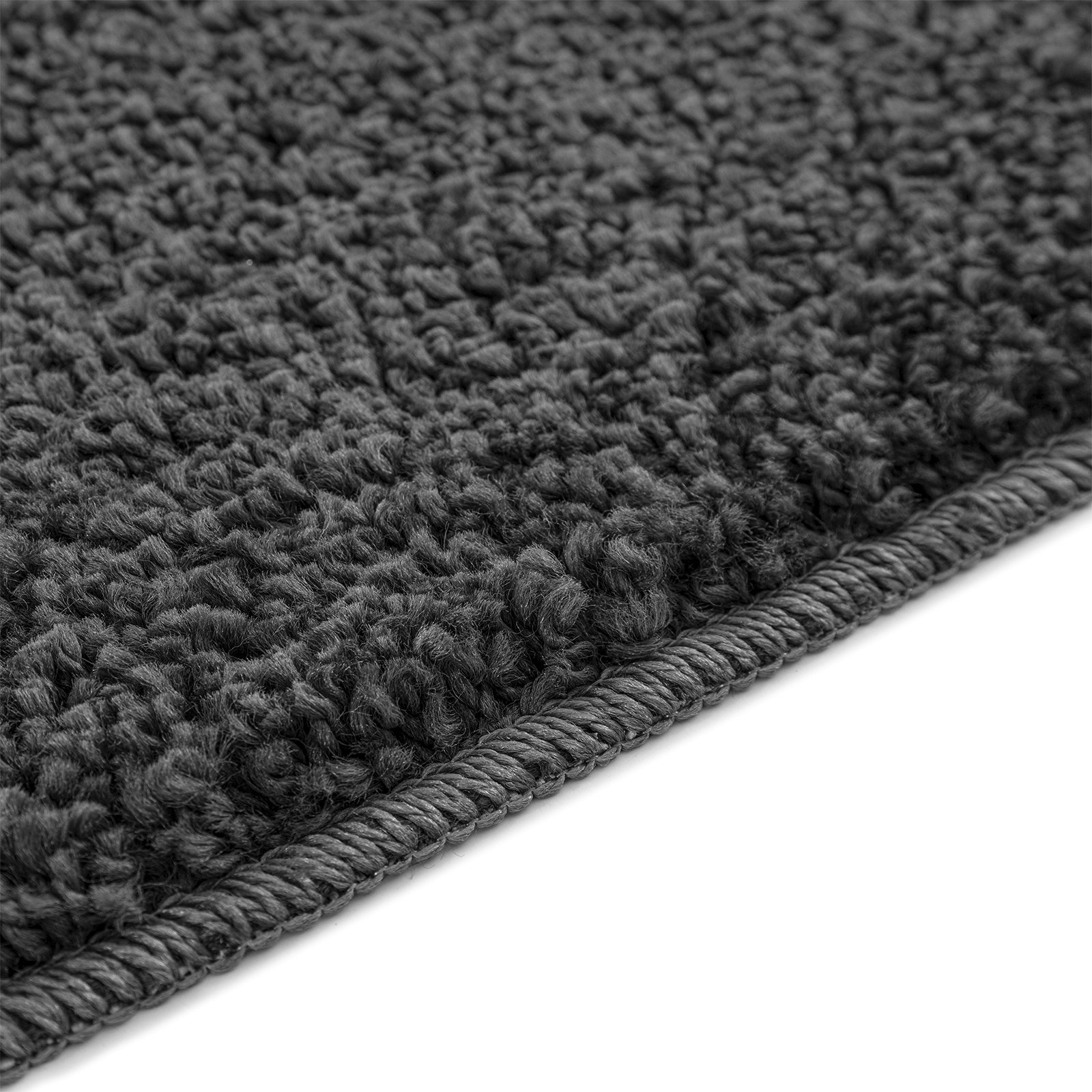 Bath Mat Rectangular Dark Grey 70x120 cm Polypropylen Non-Slip - Image 7