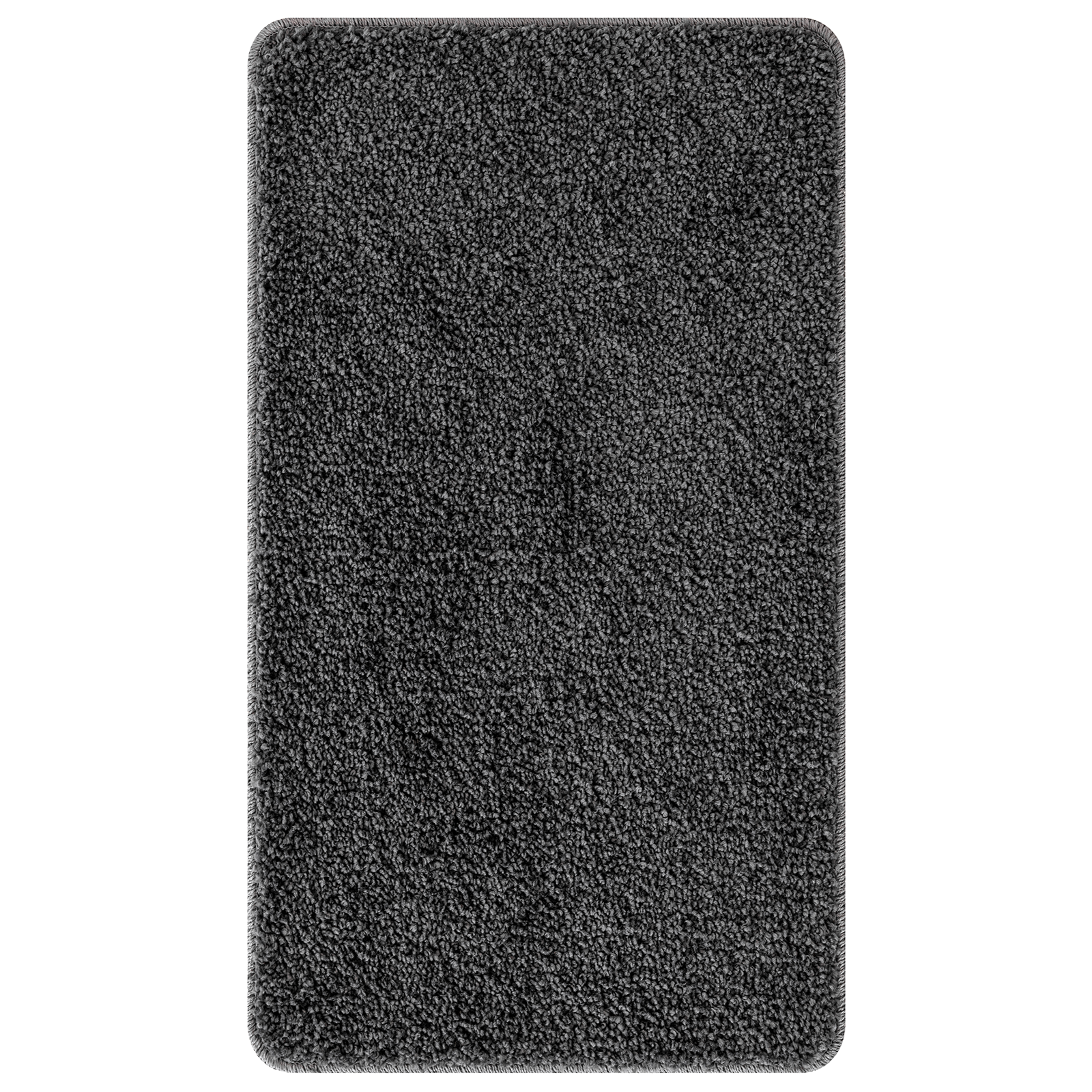 Bath Mat Rectangular Dark Grey 70x120 cm Polypropylen Non-Slip - Image 2