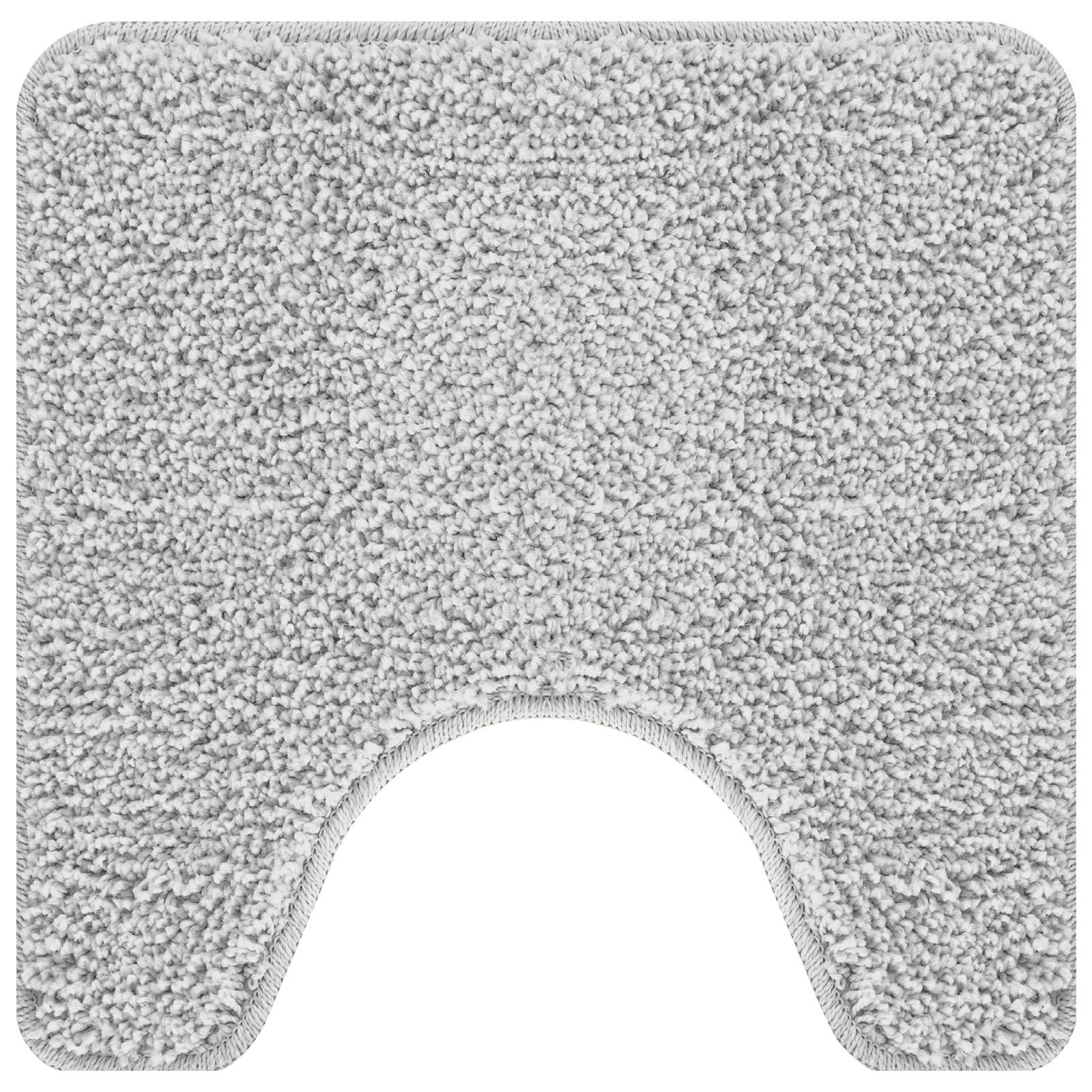 2 Piece Bath Mat Set Grey Polypropylen Non-Slip - Image 5