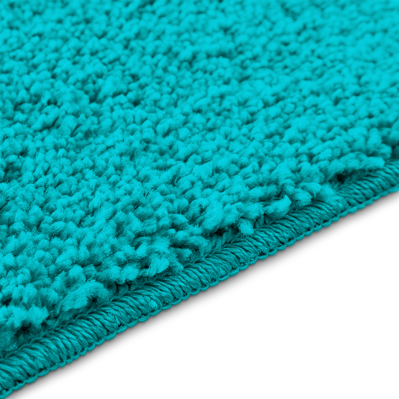 2 Piece Bath Mat Set Turquoise Polypropylen Non-Slip - Image 9
