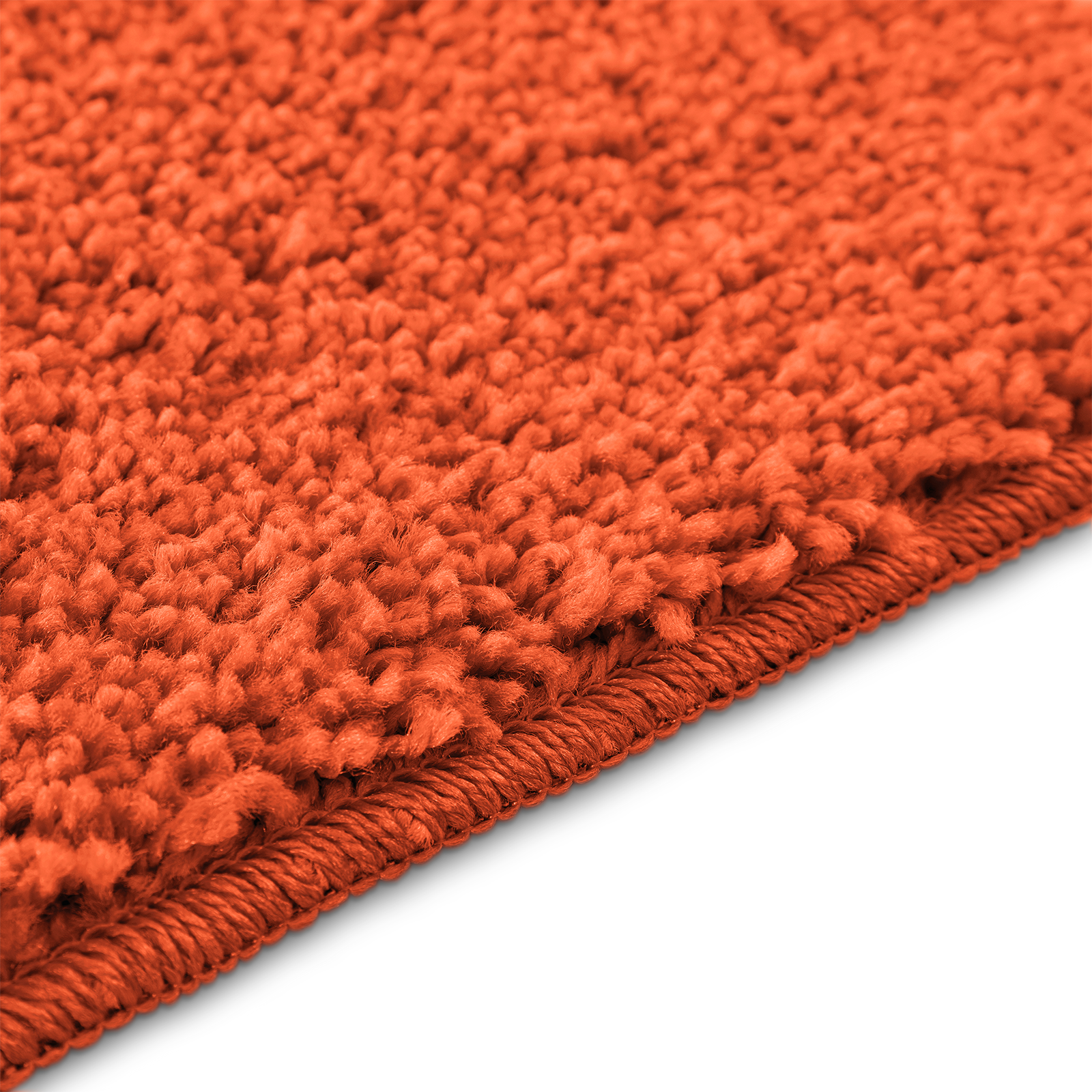 2 Piece Bath Mat Set Orange Polypropylen Non-Slip - Image 9
