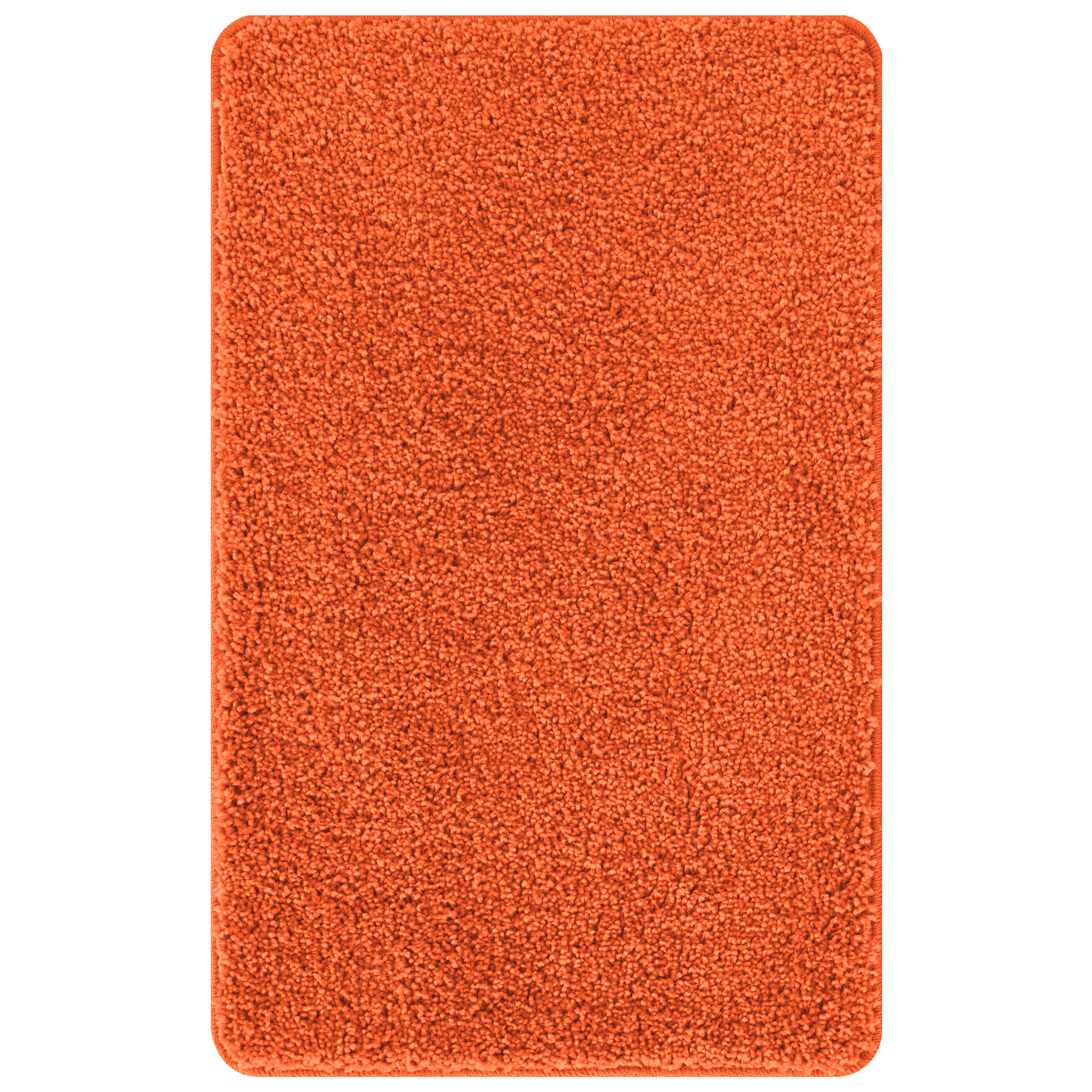 2 Piece Bath Mat Set Orange Polypropylen Non-Slip - Image 2
