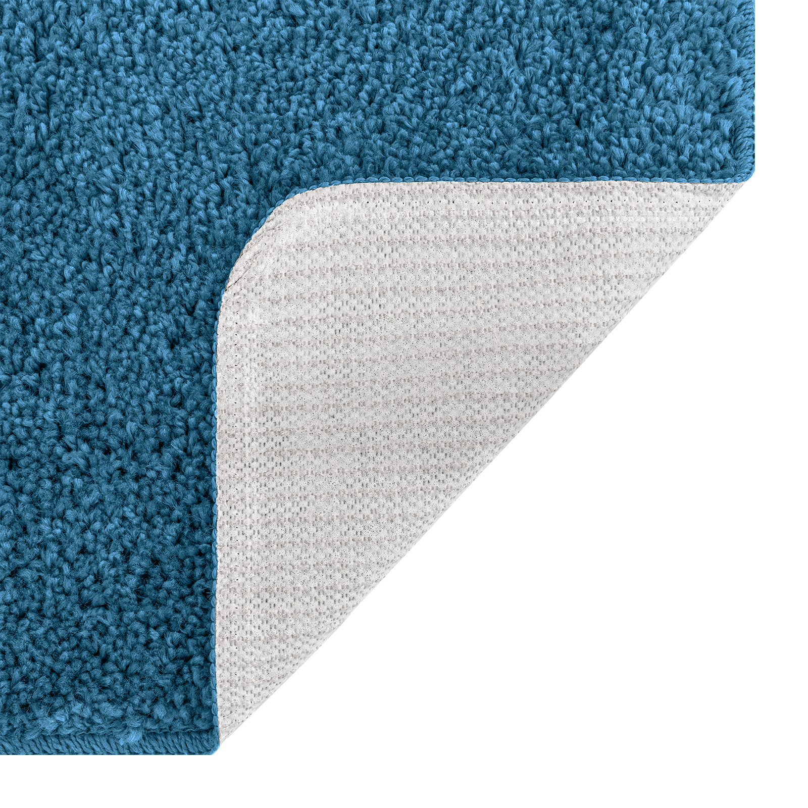2 Piece Bath Mat Set Blue Polypropylen Non-Slip - Image 7