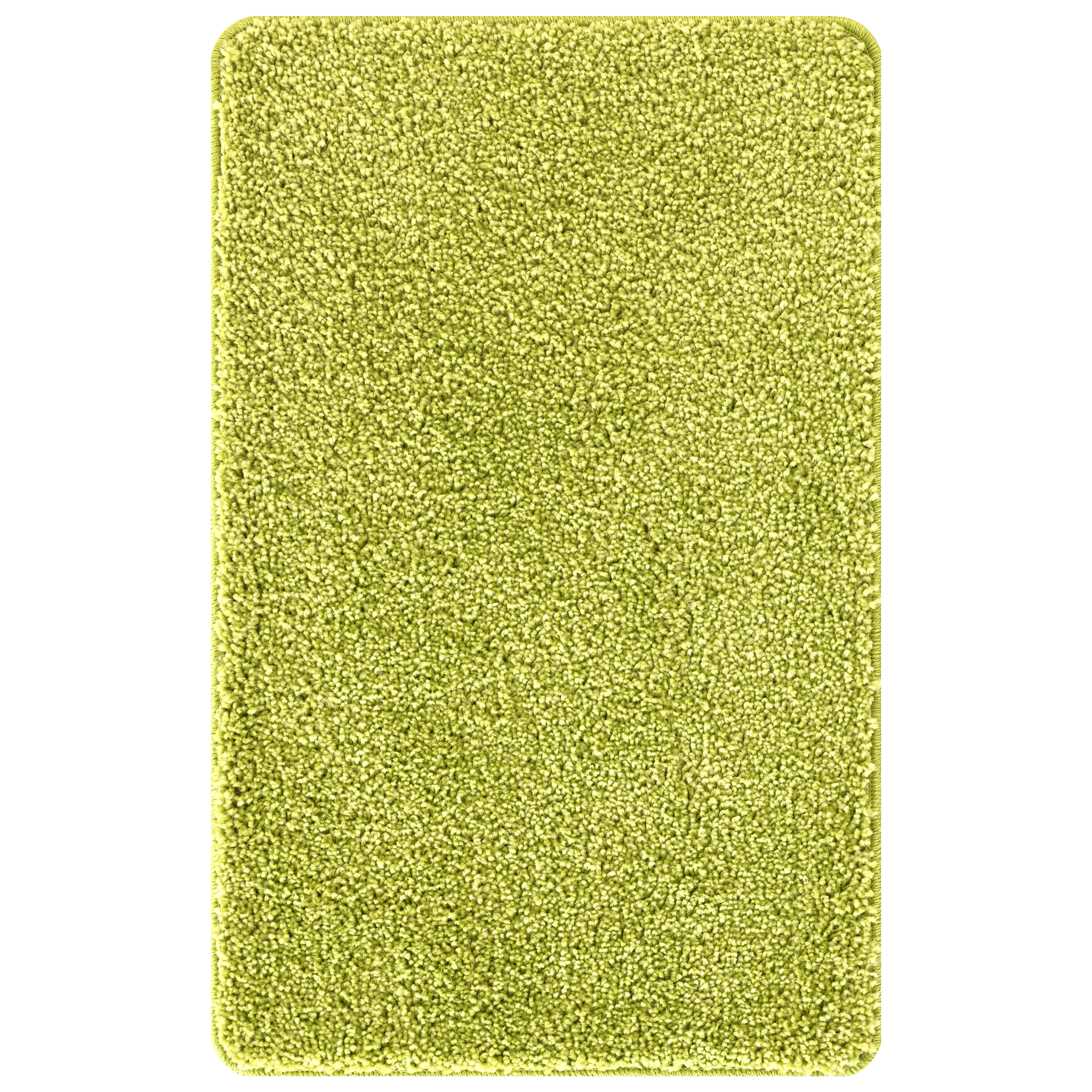 3 Piece Bath Mat Set Green Polypropylen Non-Slip - Image 2