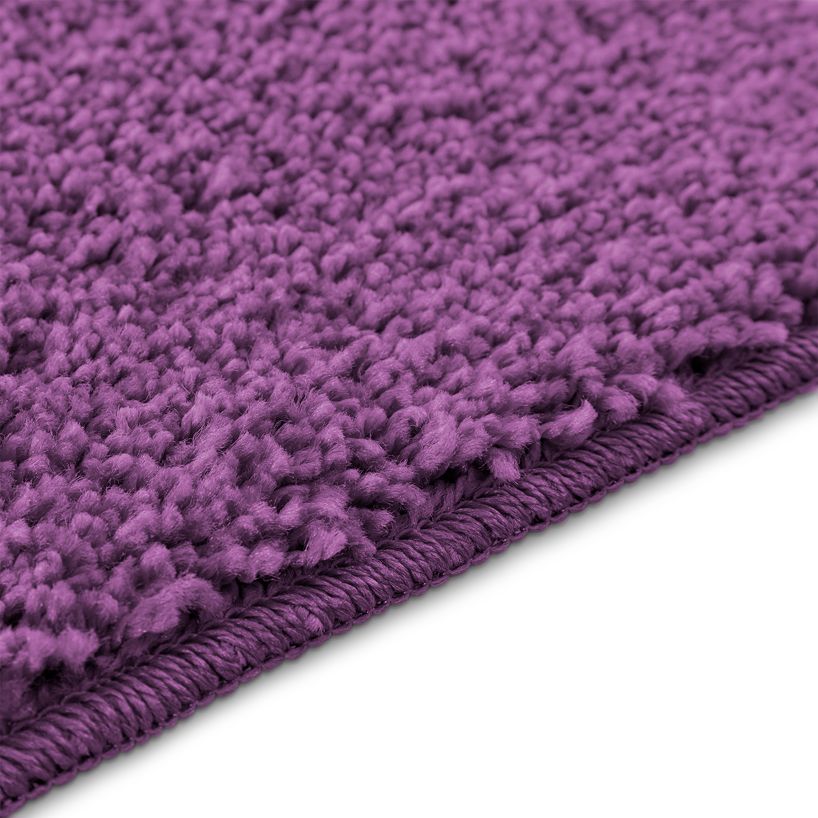 3 Piece Bath Mat Set Purple Polypropylen Non-Slip - Image 10