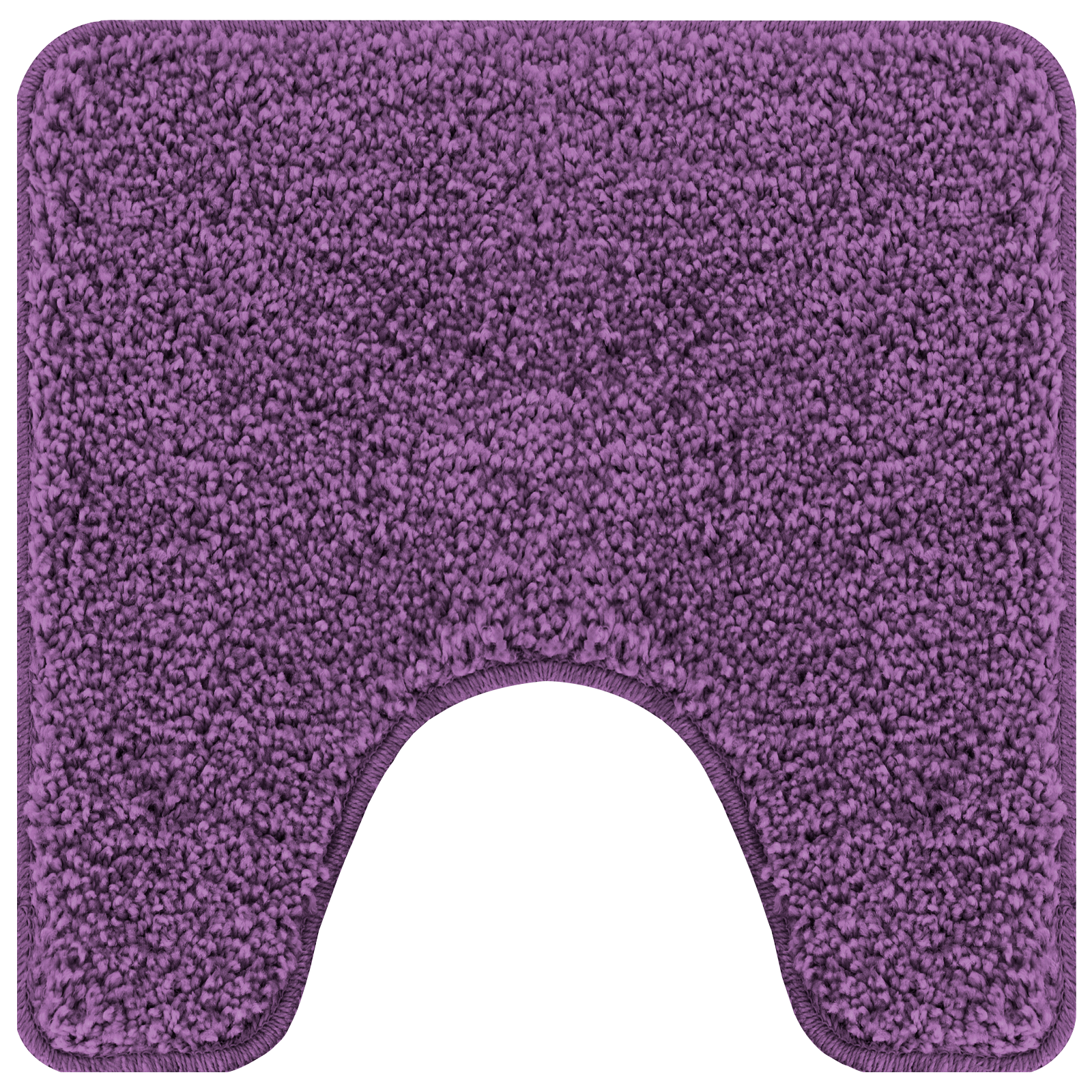 3 Piece Bath Mat Set Purple Polypropylen Non-Slip - Image 5