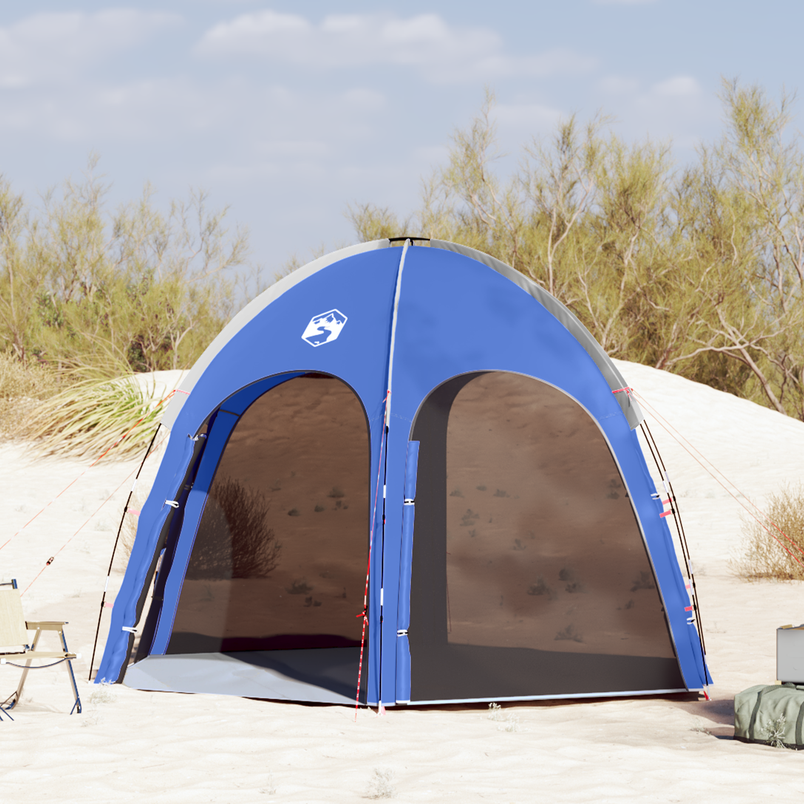 Pool Tent Azure Blue 366x305 cm Waterproof
