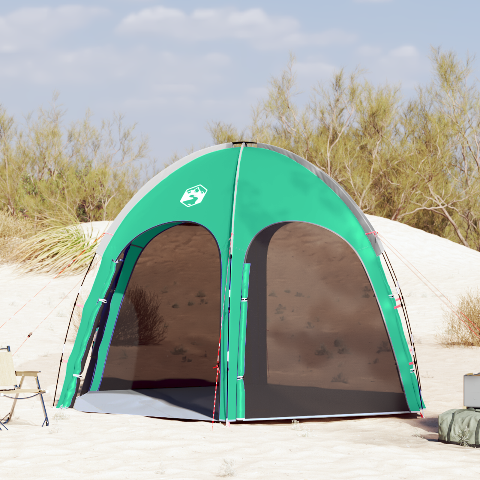 Pool Tent Sea Green 366x305 cm Waterproof