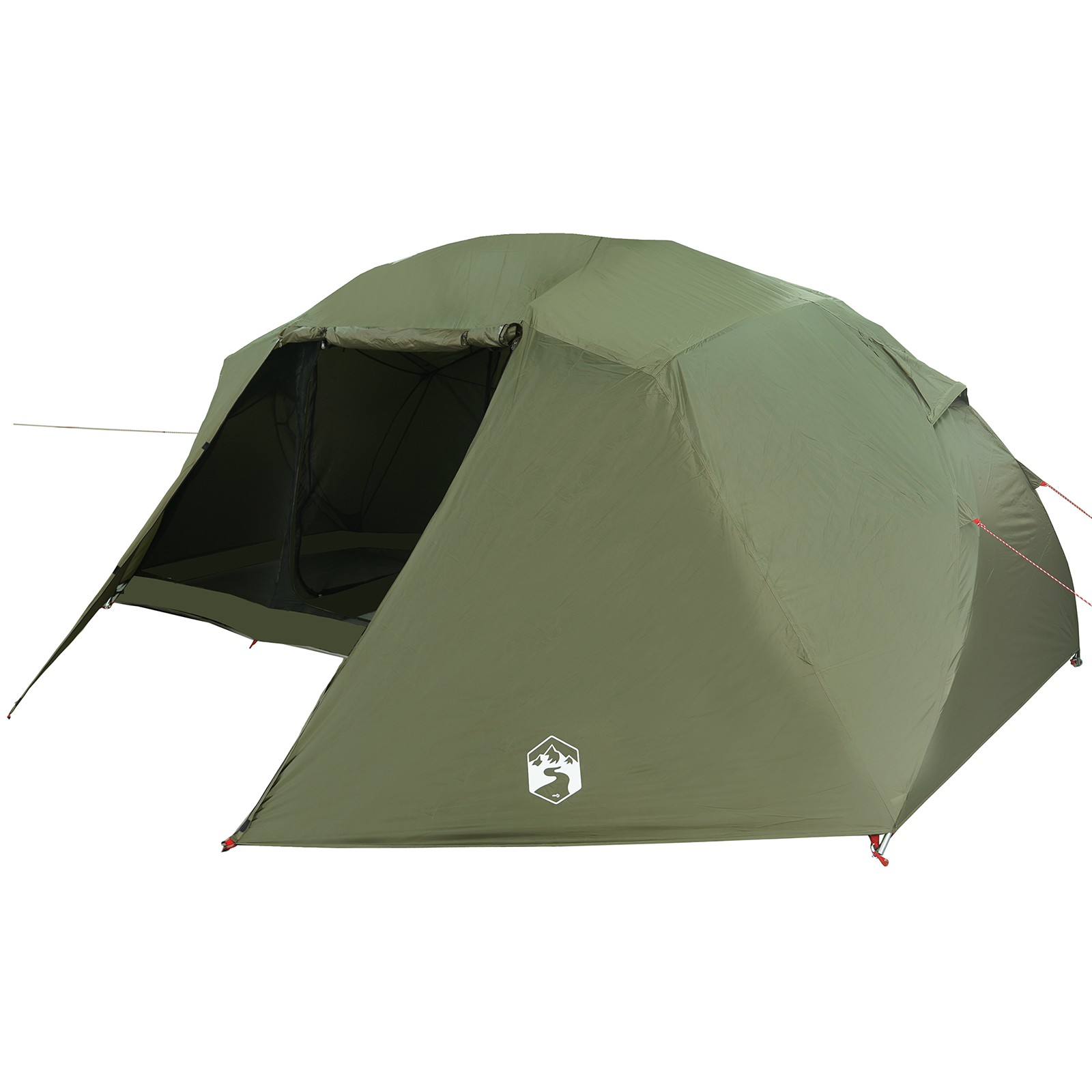 Fishing Tent Olive green Polyester 7-Person Durable - Image 11