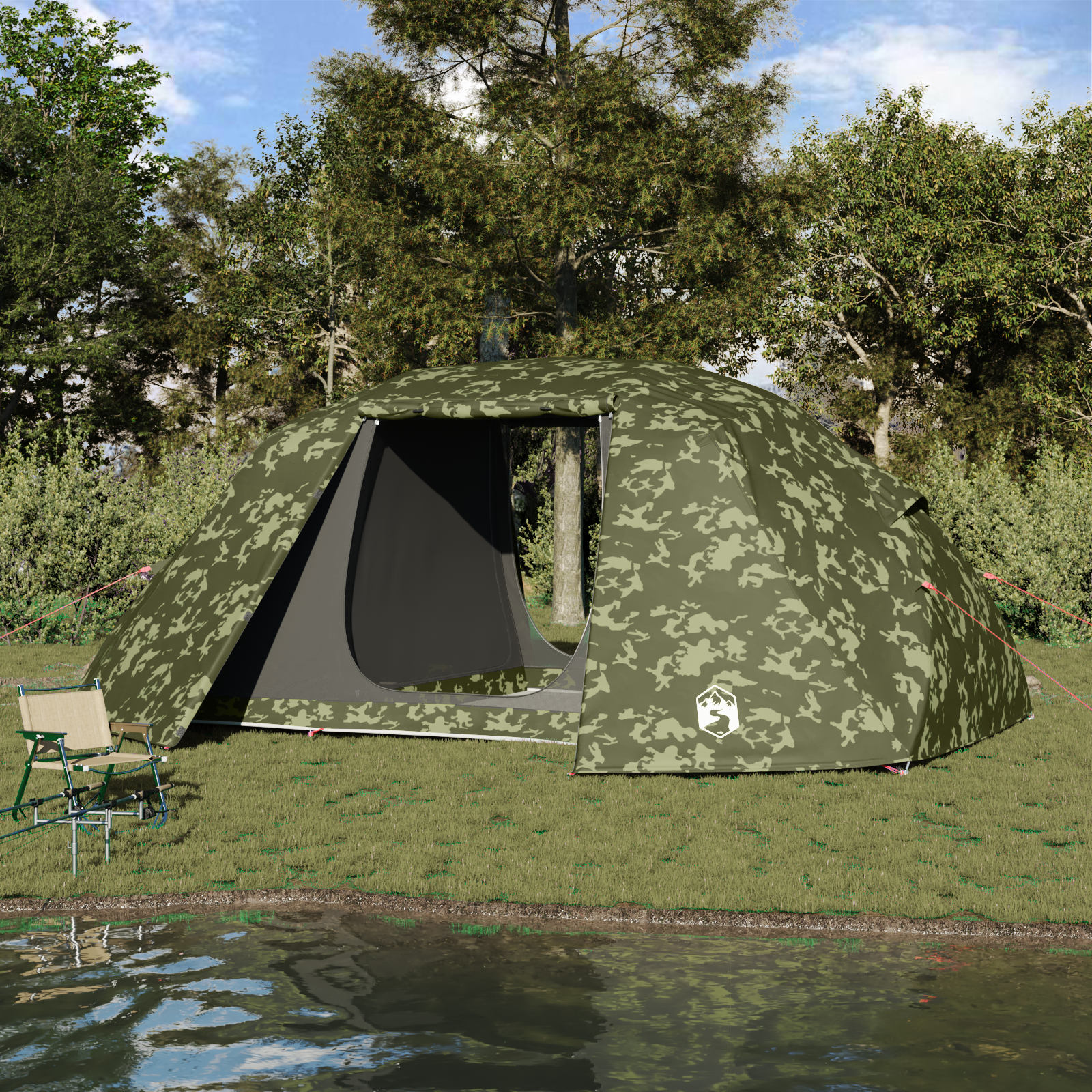 Fishing Tent 7-Person Camouflage Waterproof