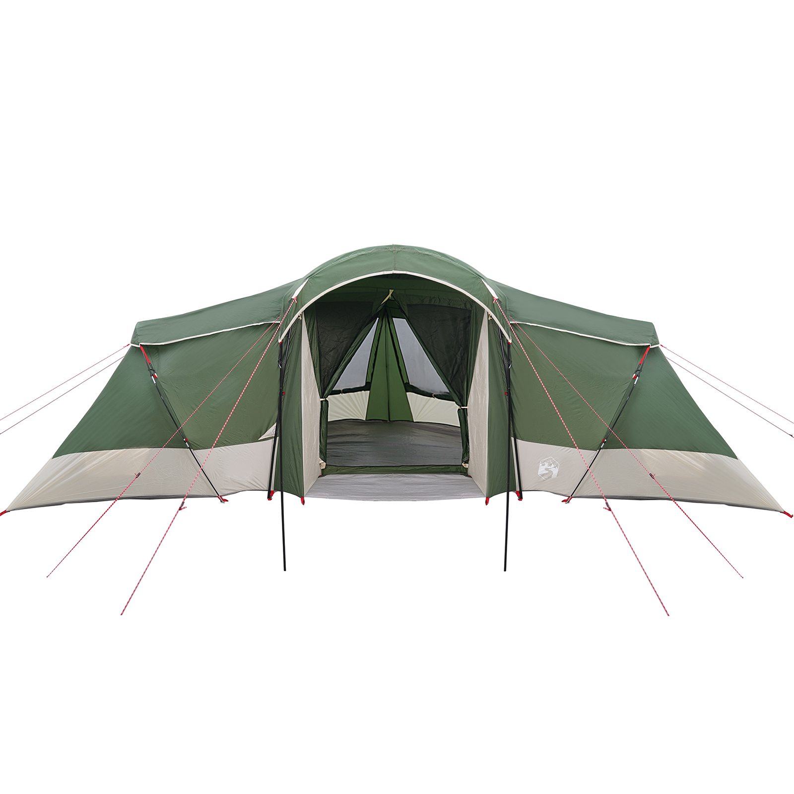 Family Tent with Windows Dome Green 6-Person Waterproof - Image 11