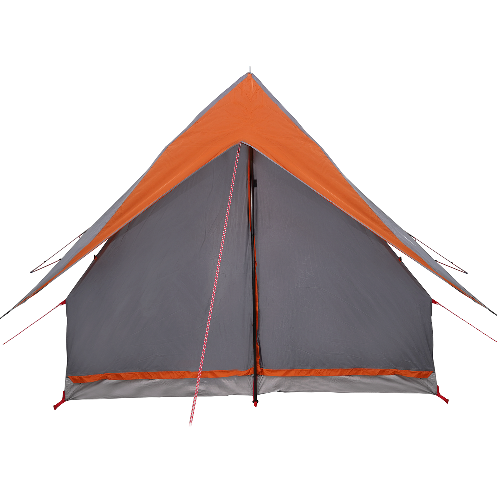 Camping Tent A-Frame 3-Person Grey and Orange Waterproof - Image 5