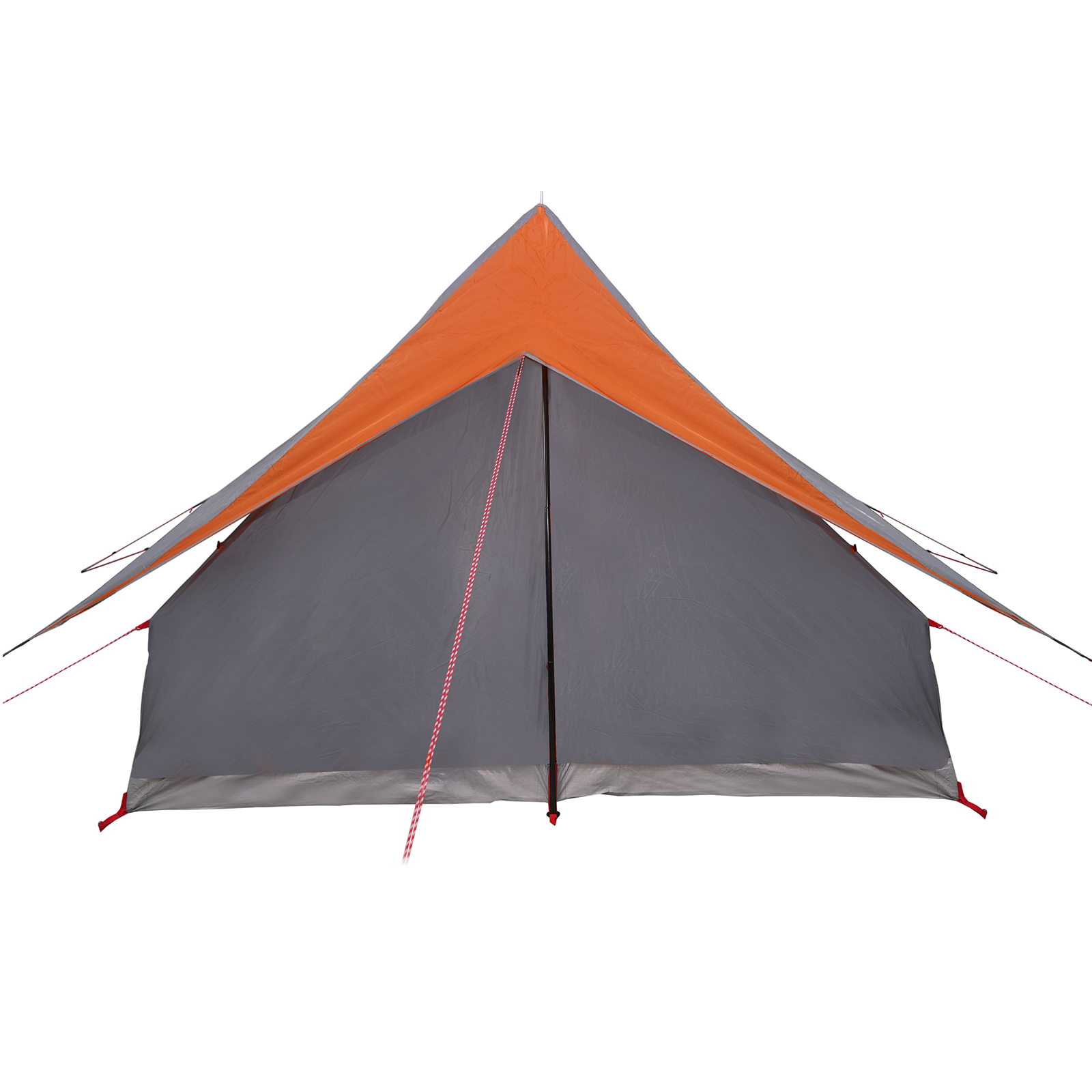 Camping Tent A-Frame 5-Person Grey and Orange Waterproof - Image 7