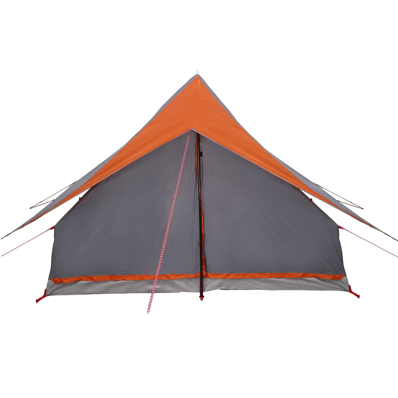 Camping Tent A-Frame 5-Person Grey and Orange Waterproof - Image 5